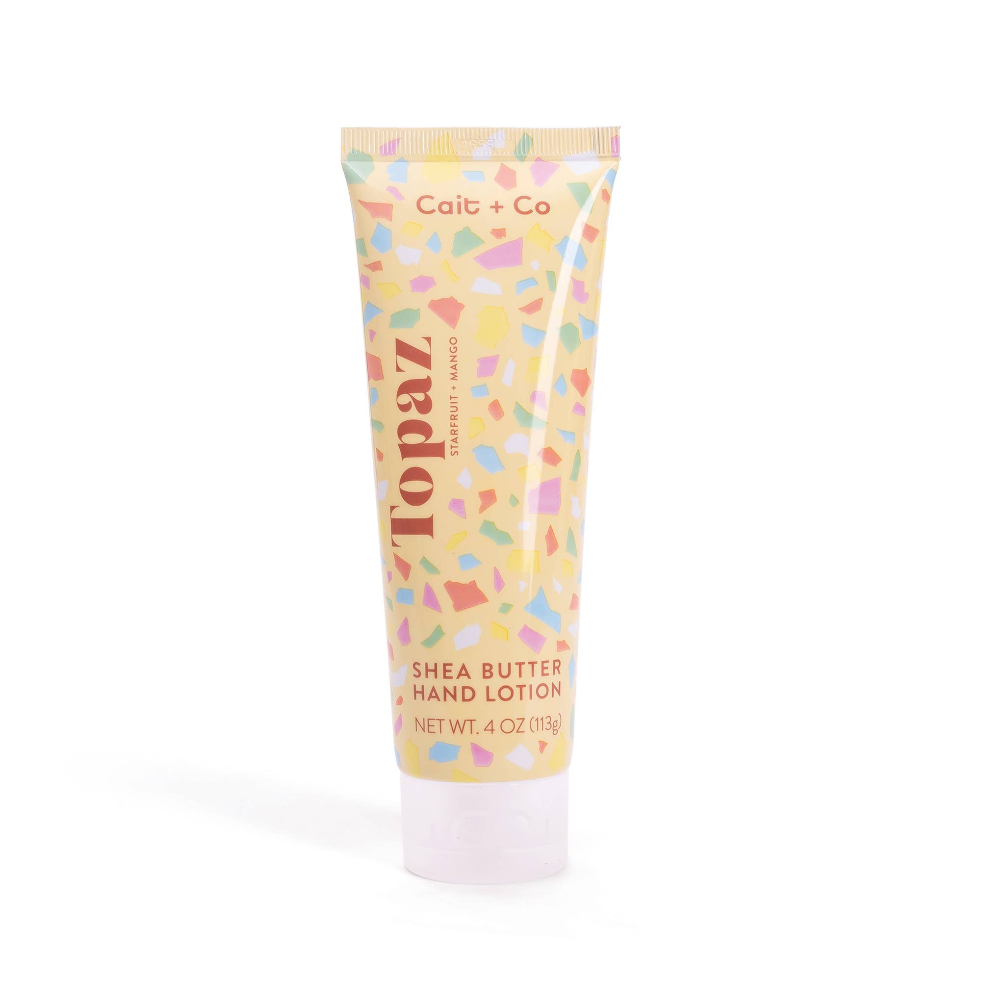 Cait + Co - Shea Butter Hand Lotion - 4oz Topaz | Gem Collection