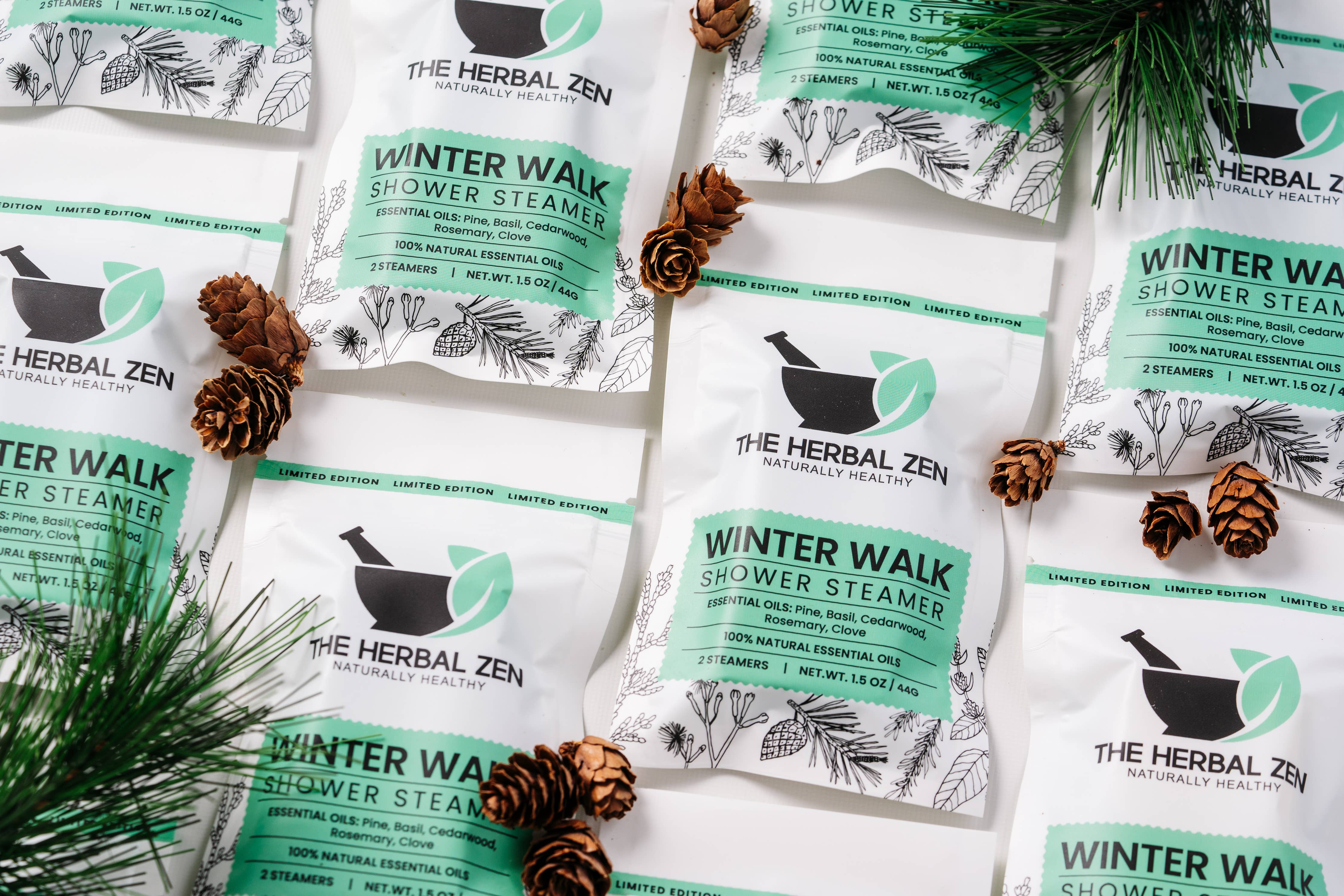 The Herbal Zen - Fall / Winter Seasonal Shower Steamer Stocking Stuffers