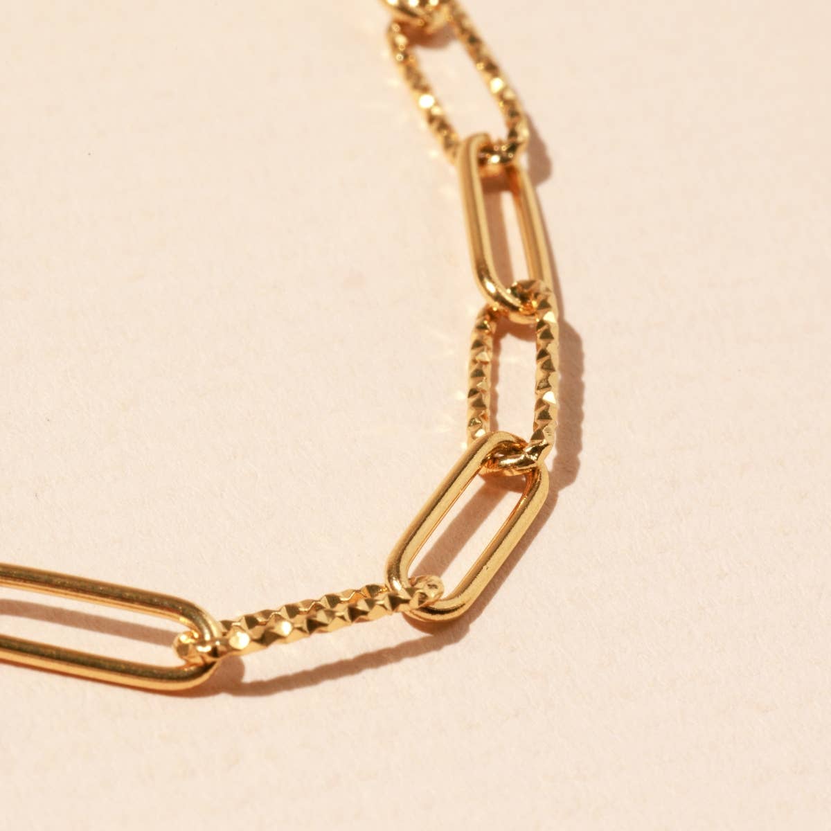 Frem - Chain Linked 18K Gold Dip Stainless Steel Necklace