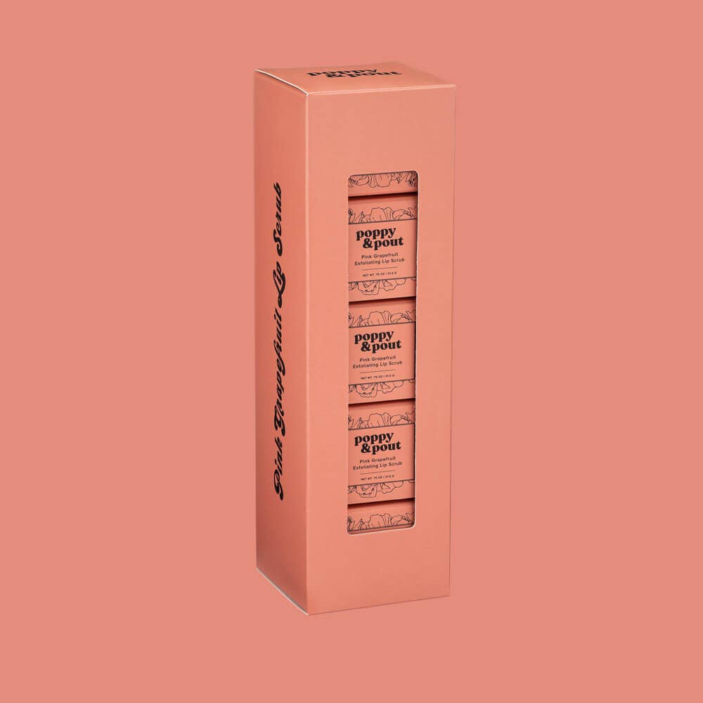 Poppy & Pout - Lip Scrub, Pink Grapefruit