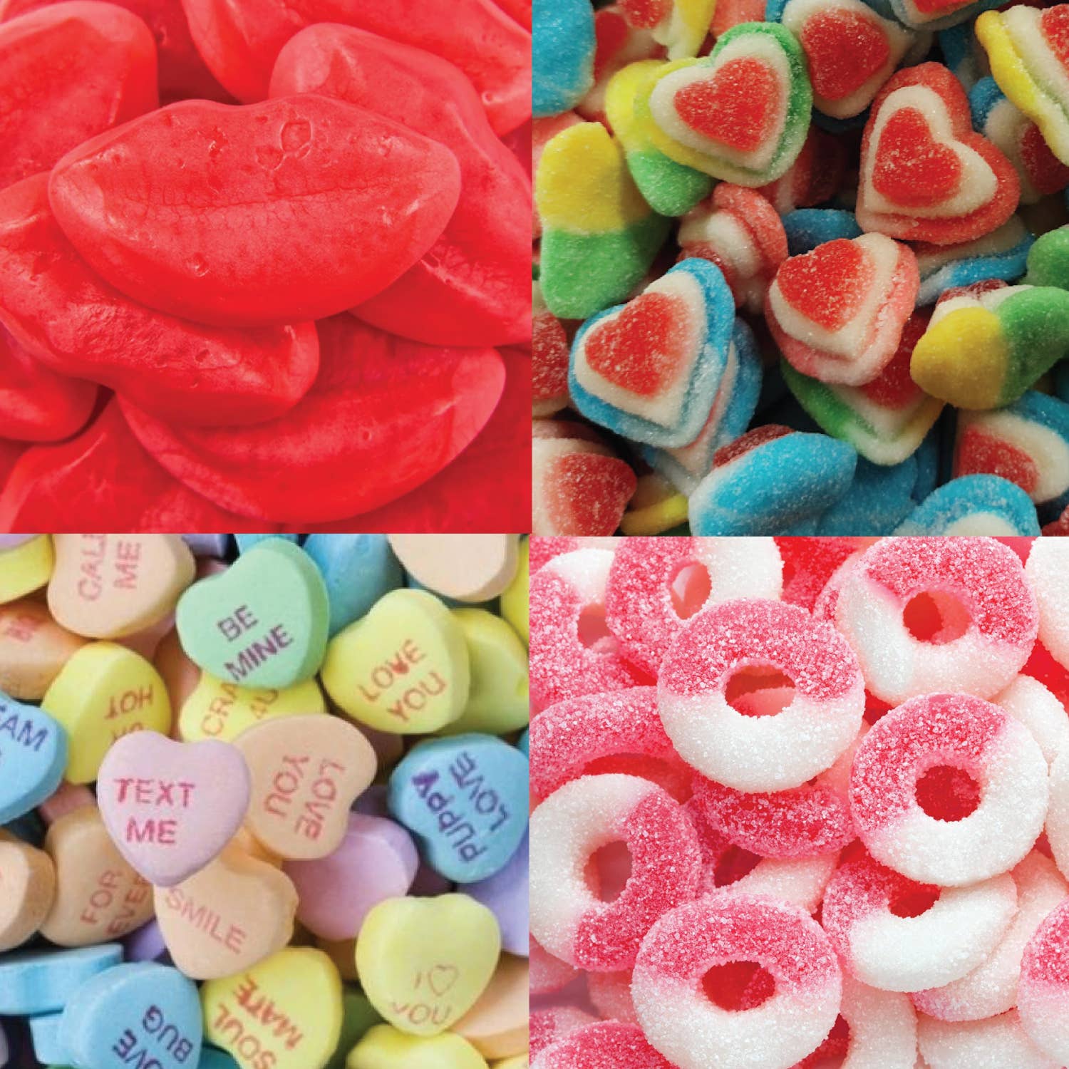 Oh, Sugar! - Valentine Candy Regular Treat Bags Asst #1