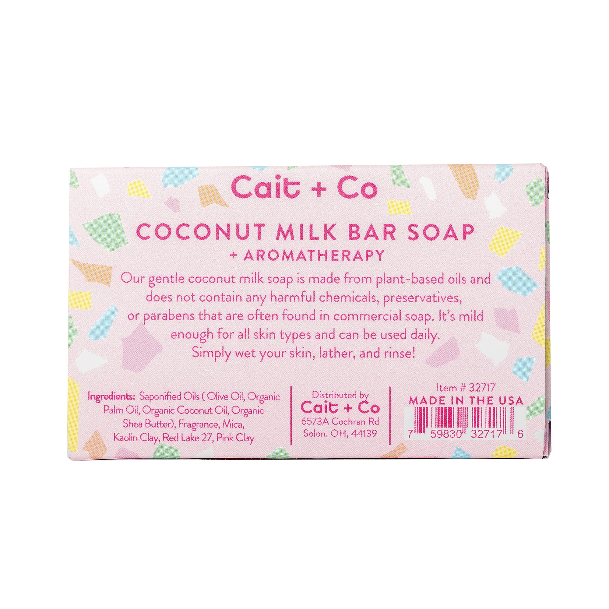 Cait + Co - Pearl Coconut Milk Bar Soap