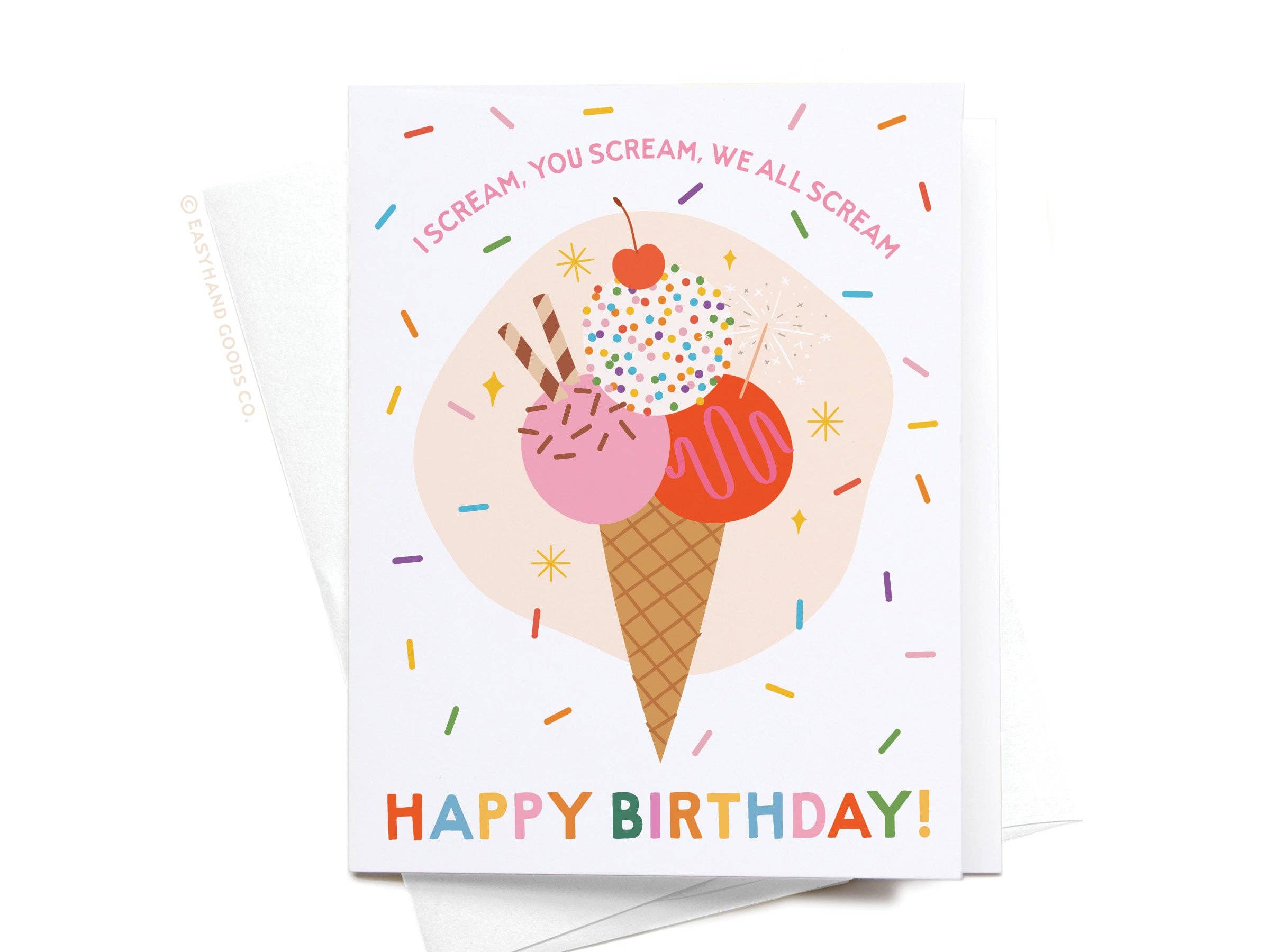 Easyhand Goods Co. - I Scream Greeting Card