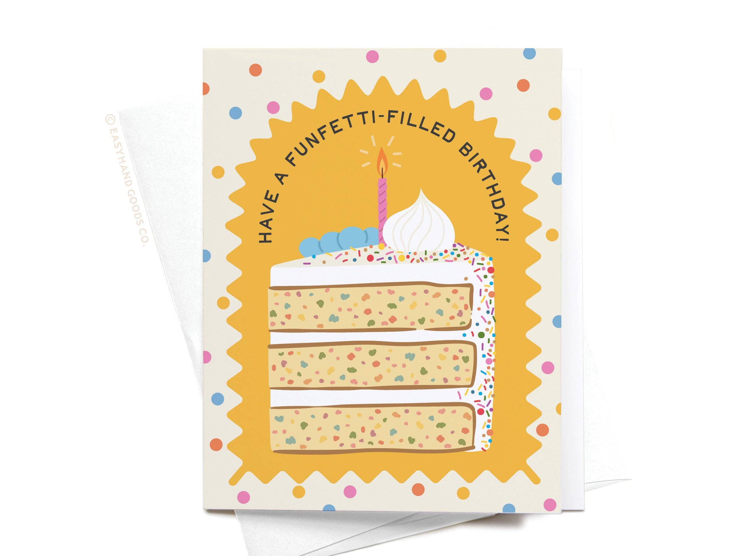 Easyhand Goods Co. - Funfetti-filled Birthday Greeting Card