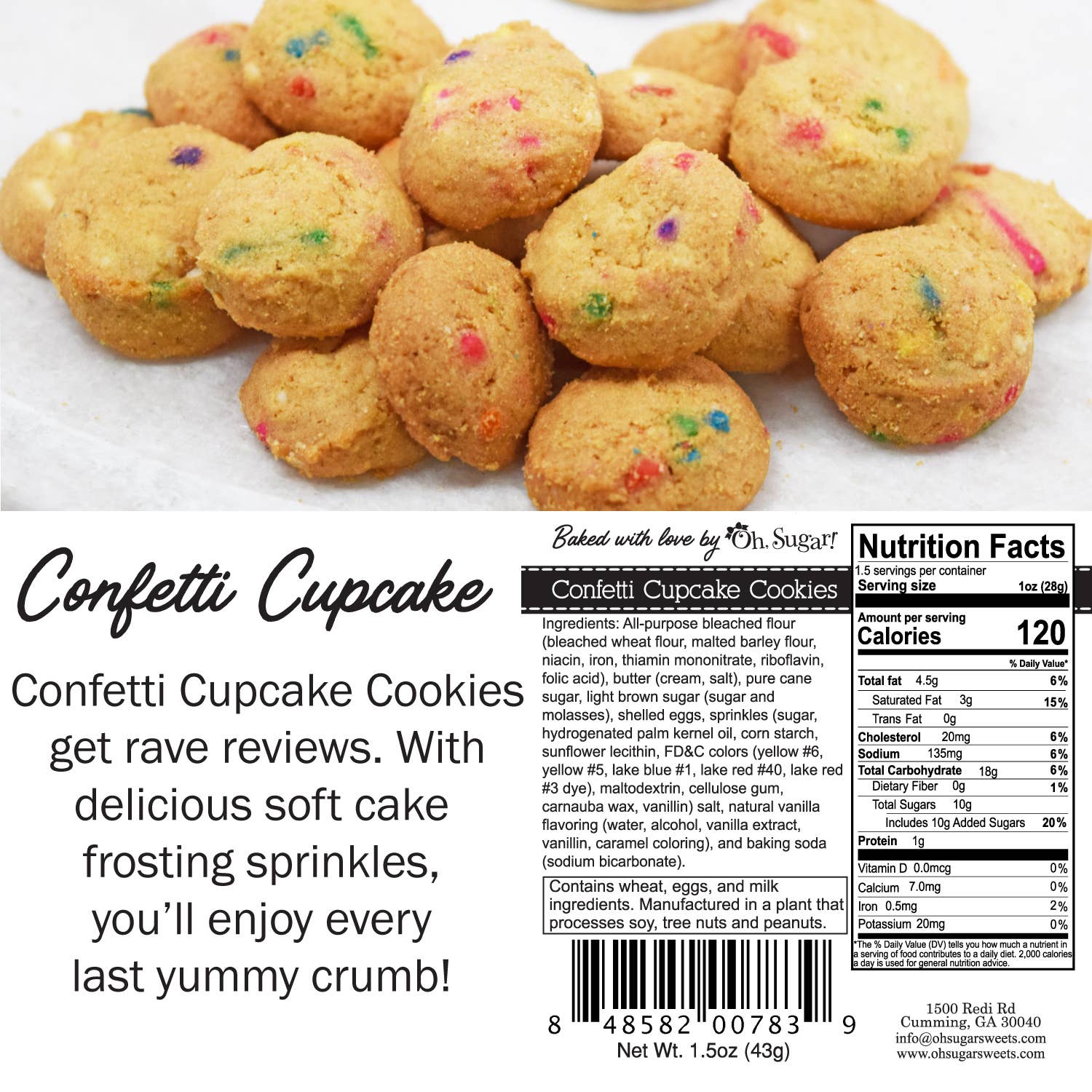 Oh, Sugar! - Cookie Bags - Motivational/Just Bec. Asst - Small - 24 Bags
