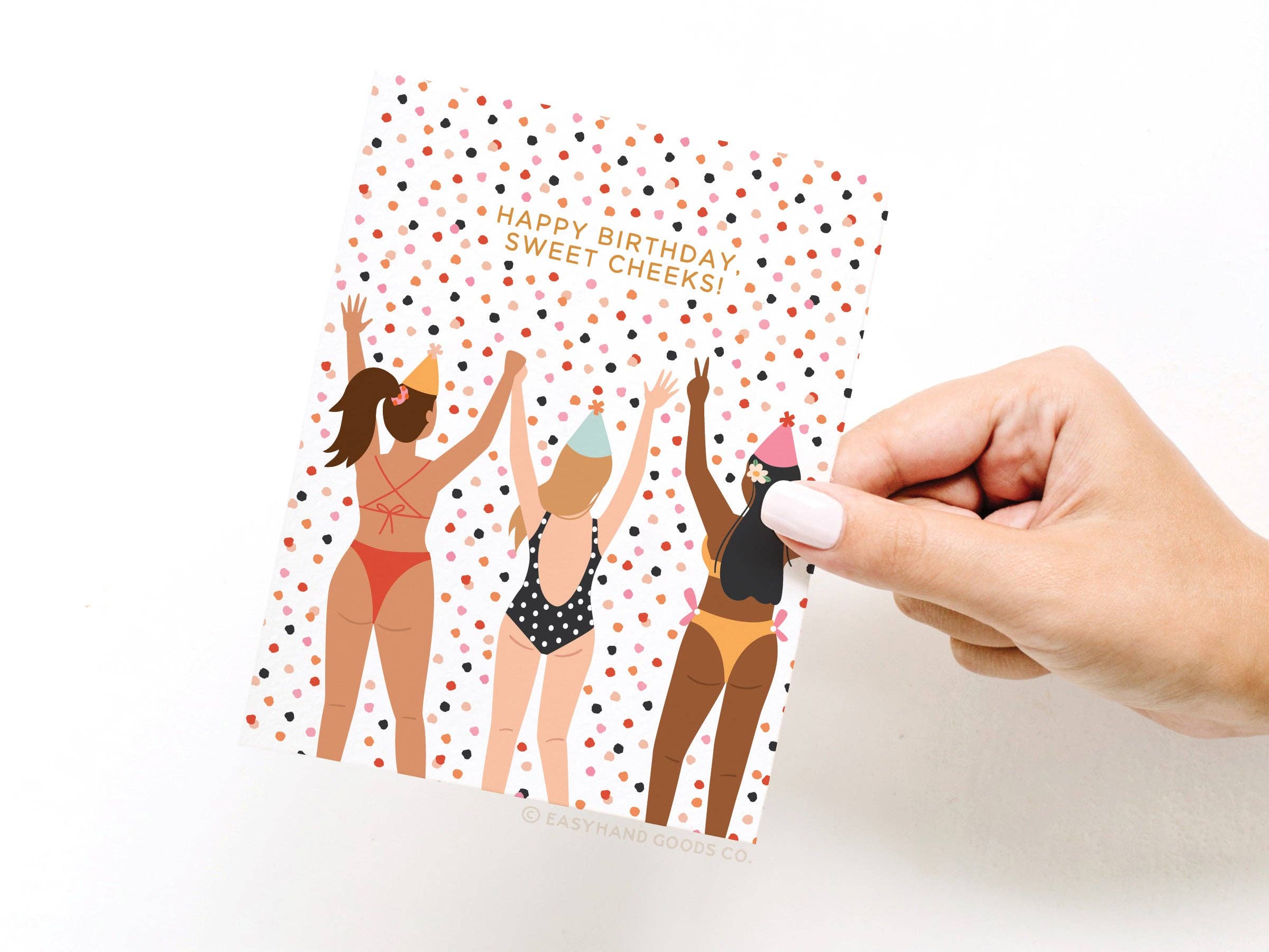 Easyhand Goods Co. - Happy Birthday Sweet Cheeks Greeting Card