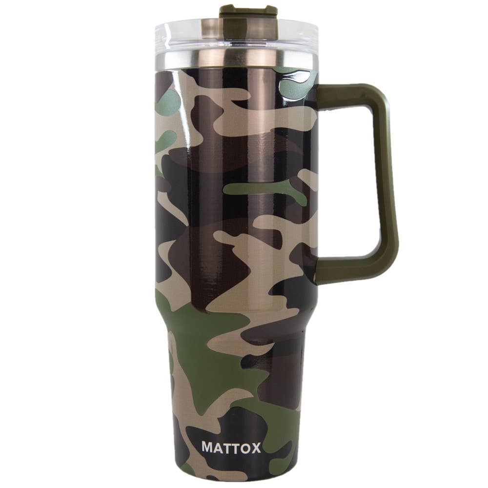Katydid - Camo Print Tumbler Cup for Men