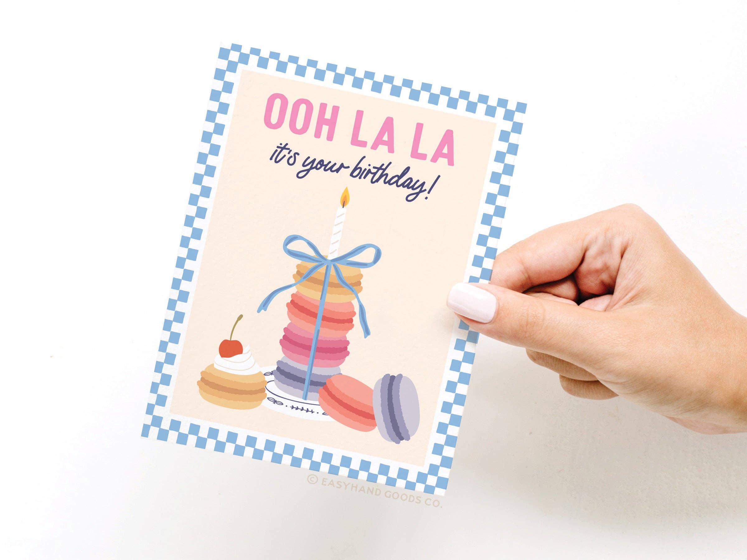 Easyhand Goods Co. - Ooh La La Macarons Greeting Card