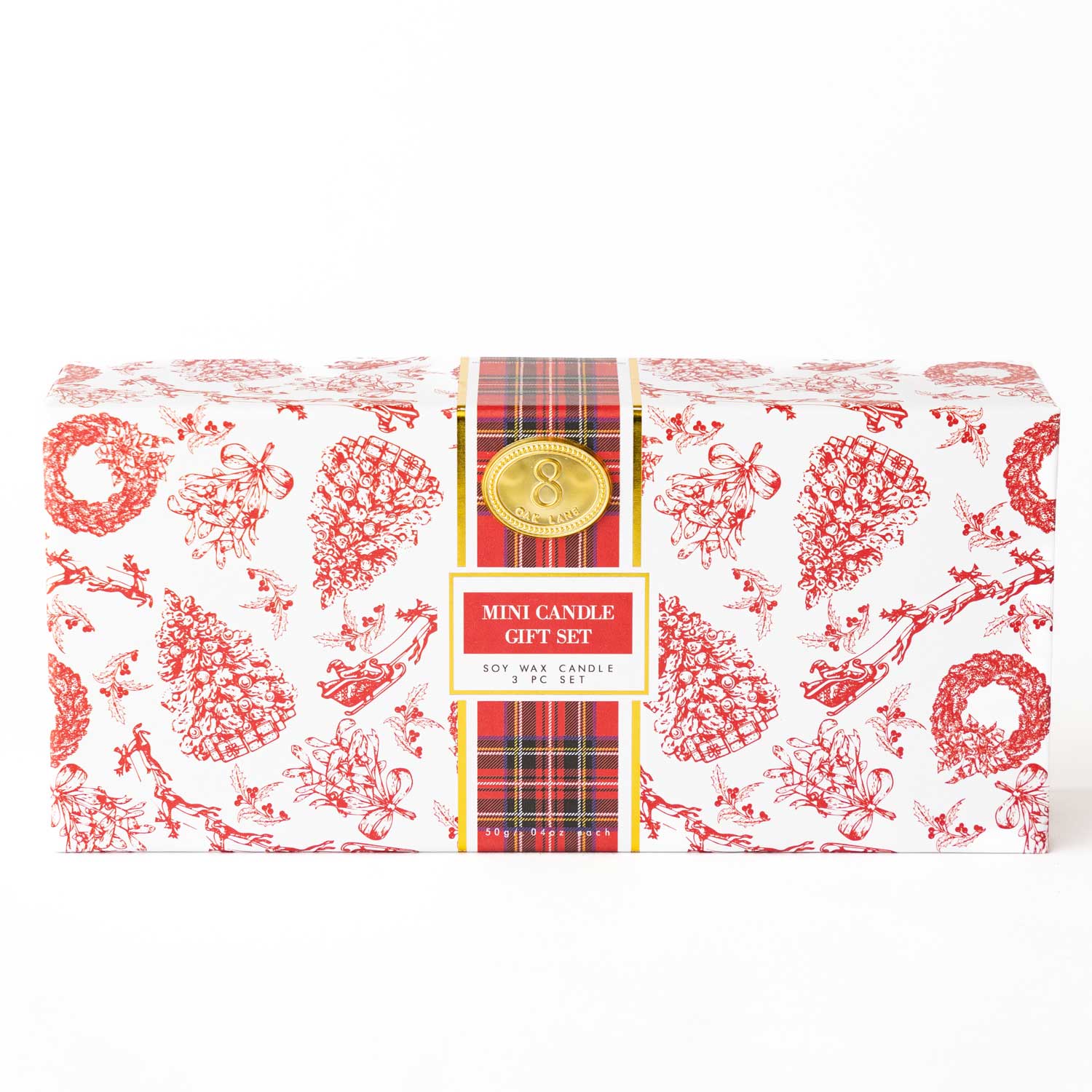 8 Oak Lane - Festive Spice 3-Piece Soy Wax Candle Gift Set