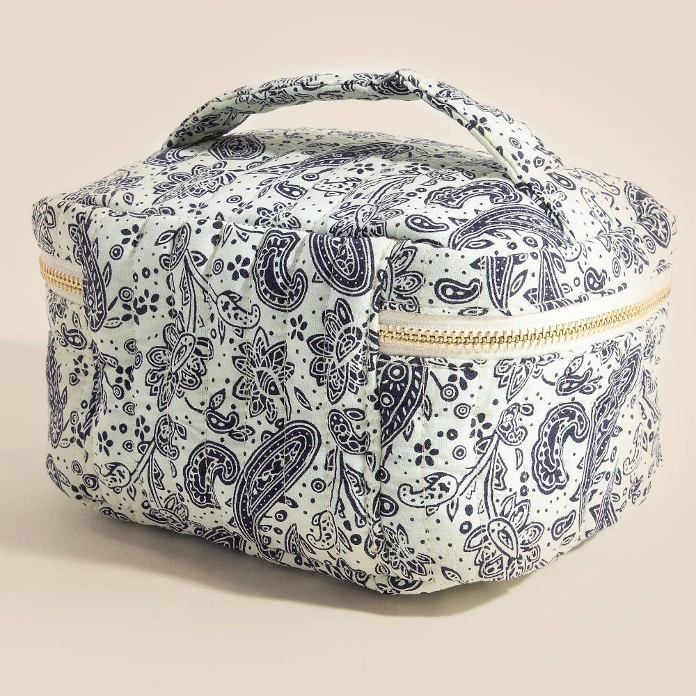 Anarchy Street - Paisley Pattern Makeup Case Cosmetic Bag
