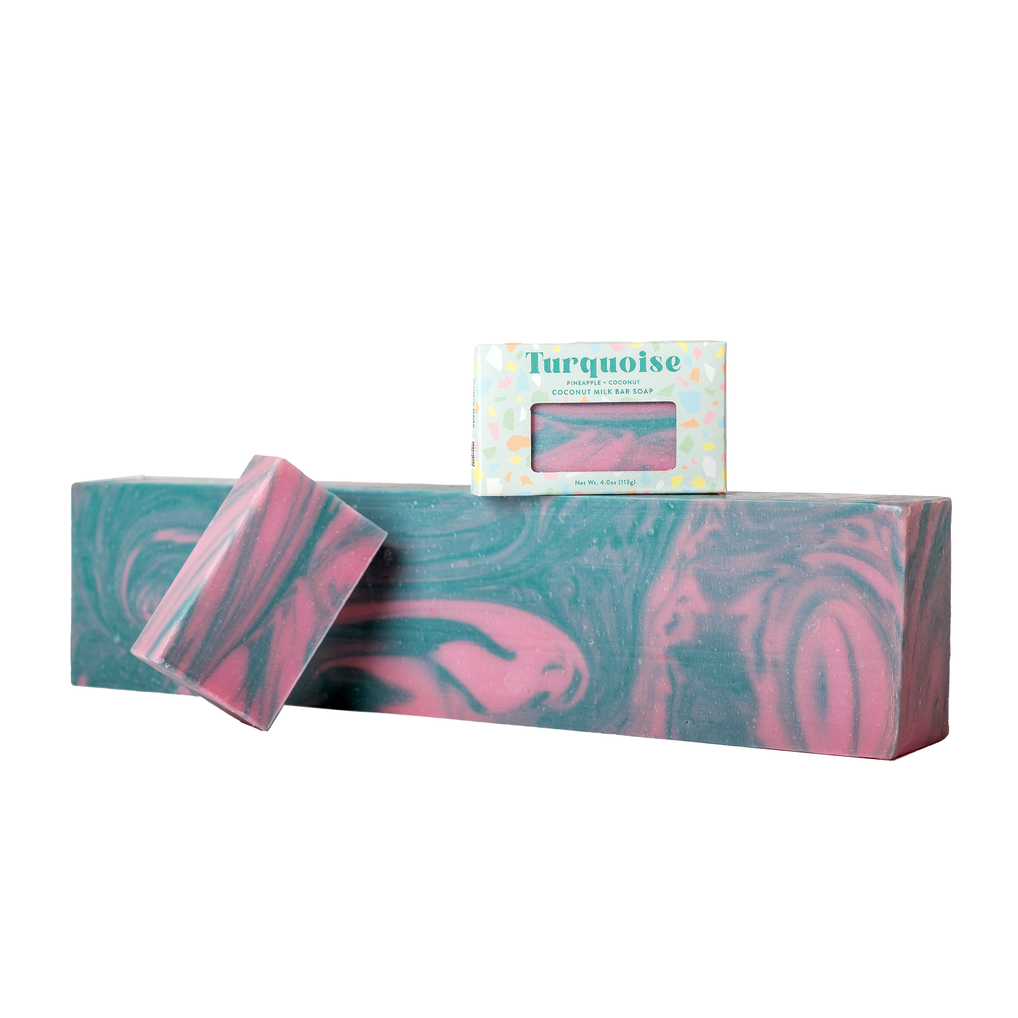 Cait + Co - Turquoise Coconut Milk Bar Soap