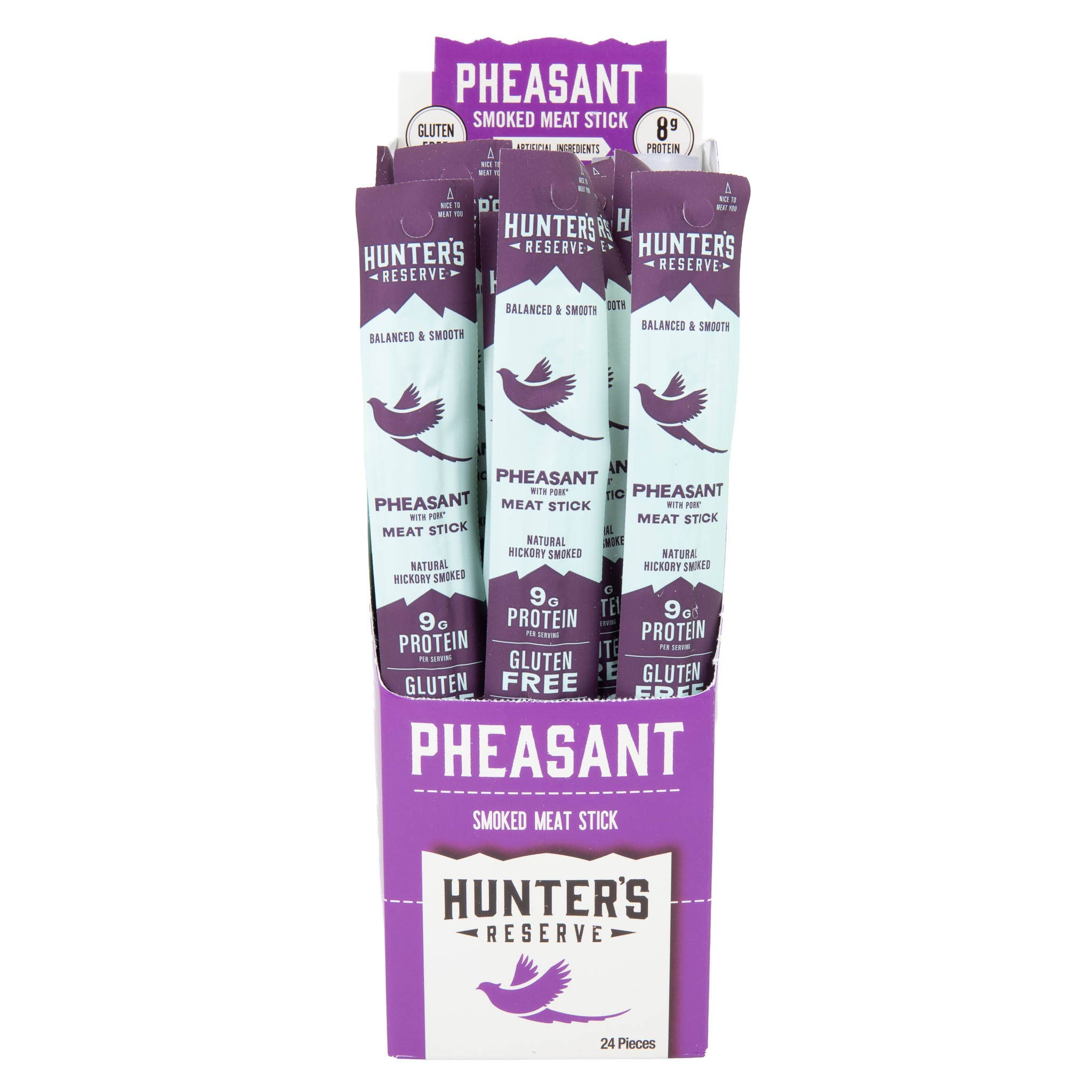 Hunter's Reserve - Pheasant Meat Sticks - 24 Pack