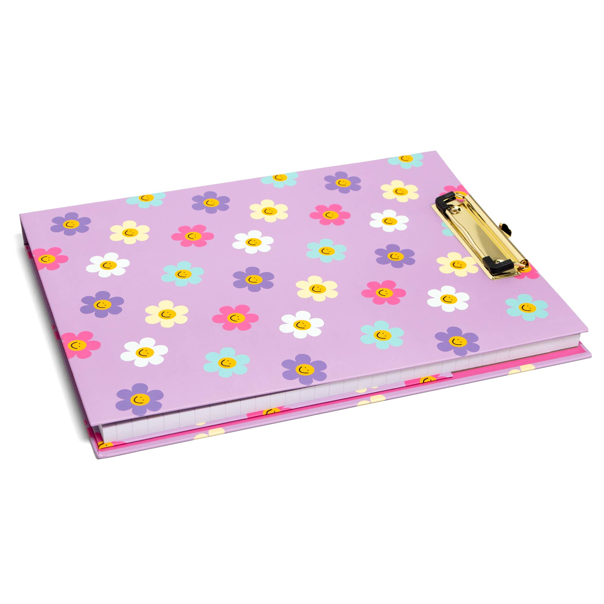 Callie Danielle - Happy Daisy Clipfolio with Lined Notepad