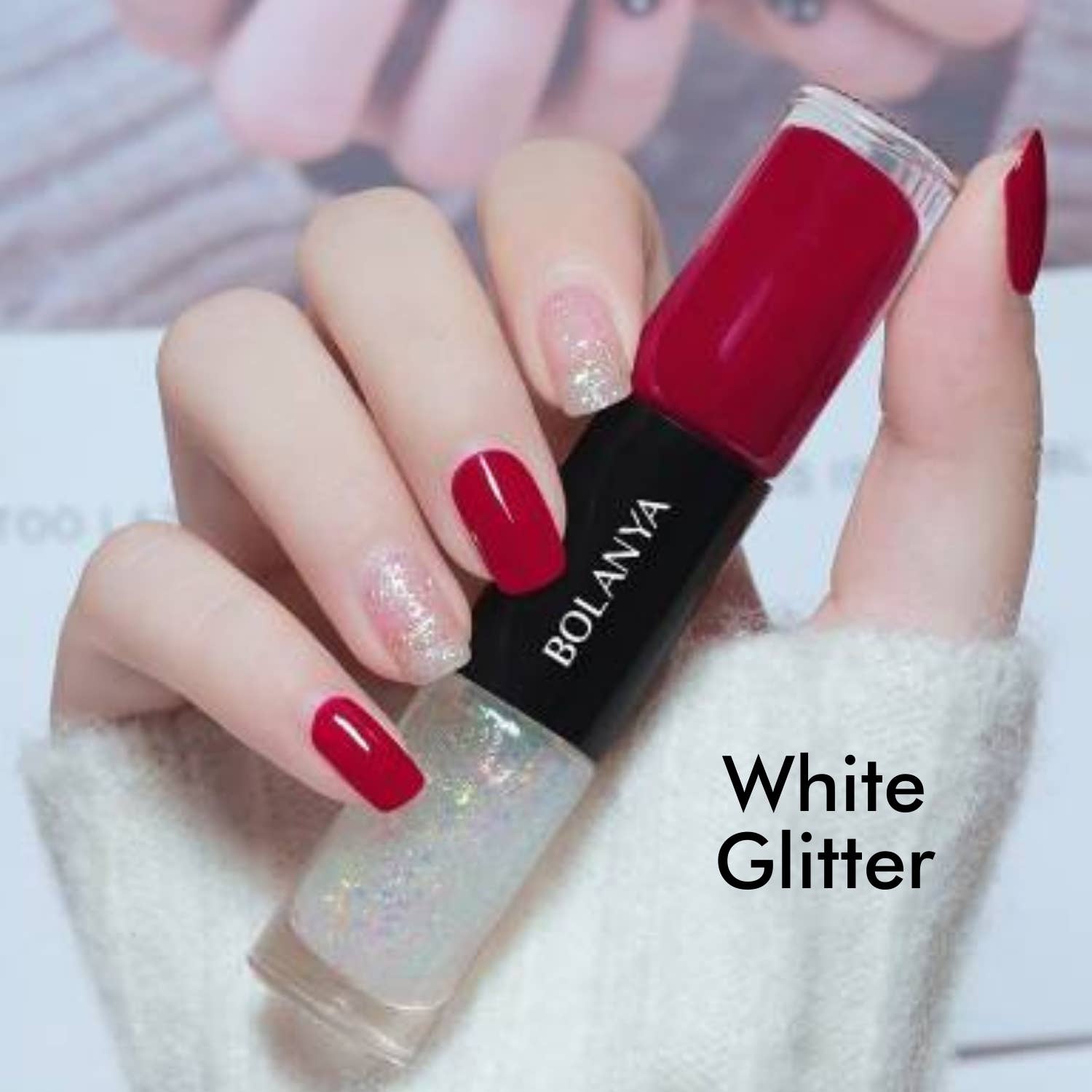 Tiny Gift Society - Double Nail Polish - Trendy Colors, Glitter Polish Gift