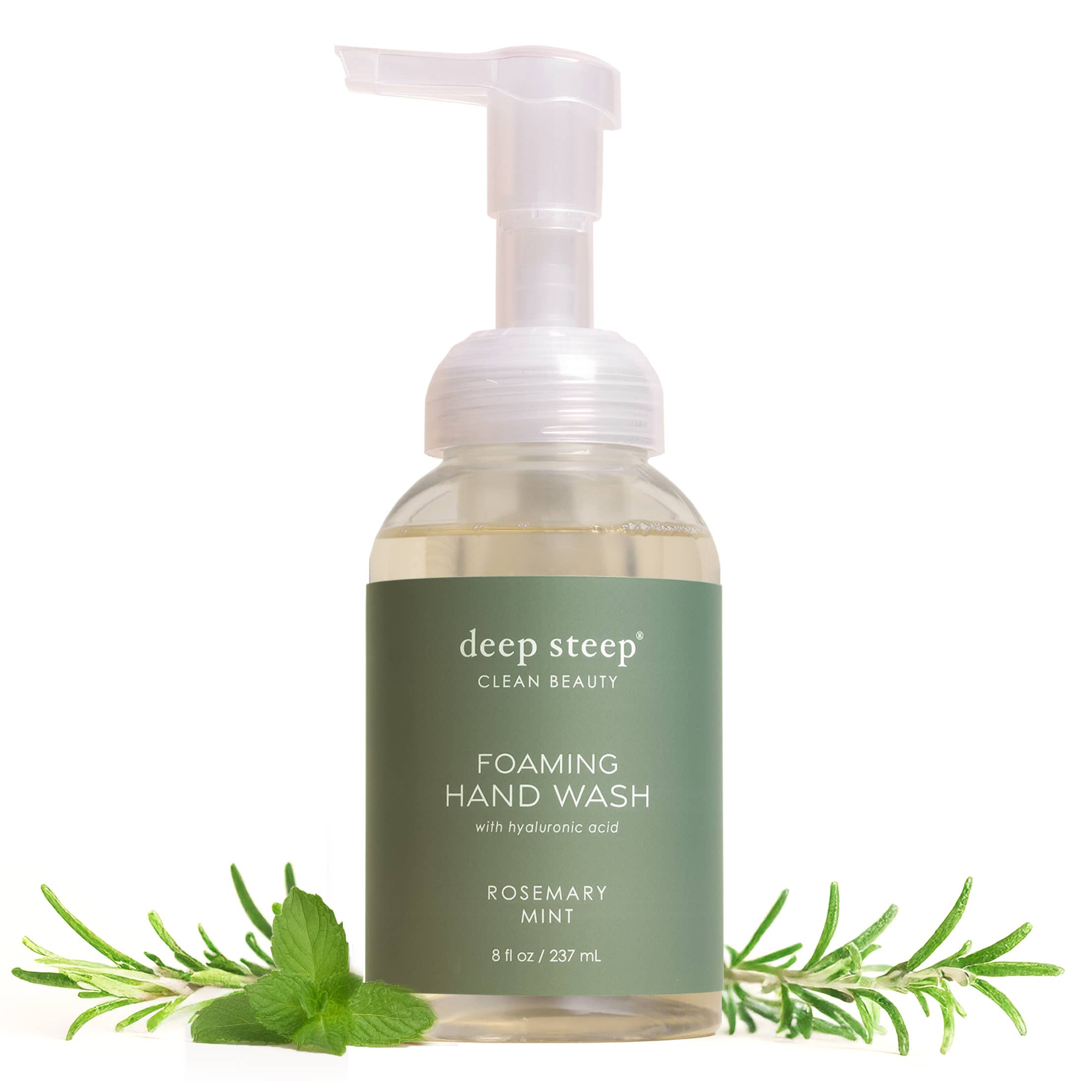 Deep Steep Clean Beauty - Rosemary Mint Moisturizing Foaming Hand Wash 8oz