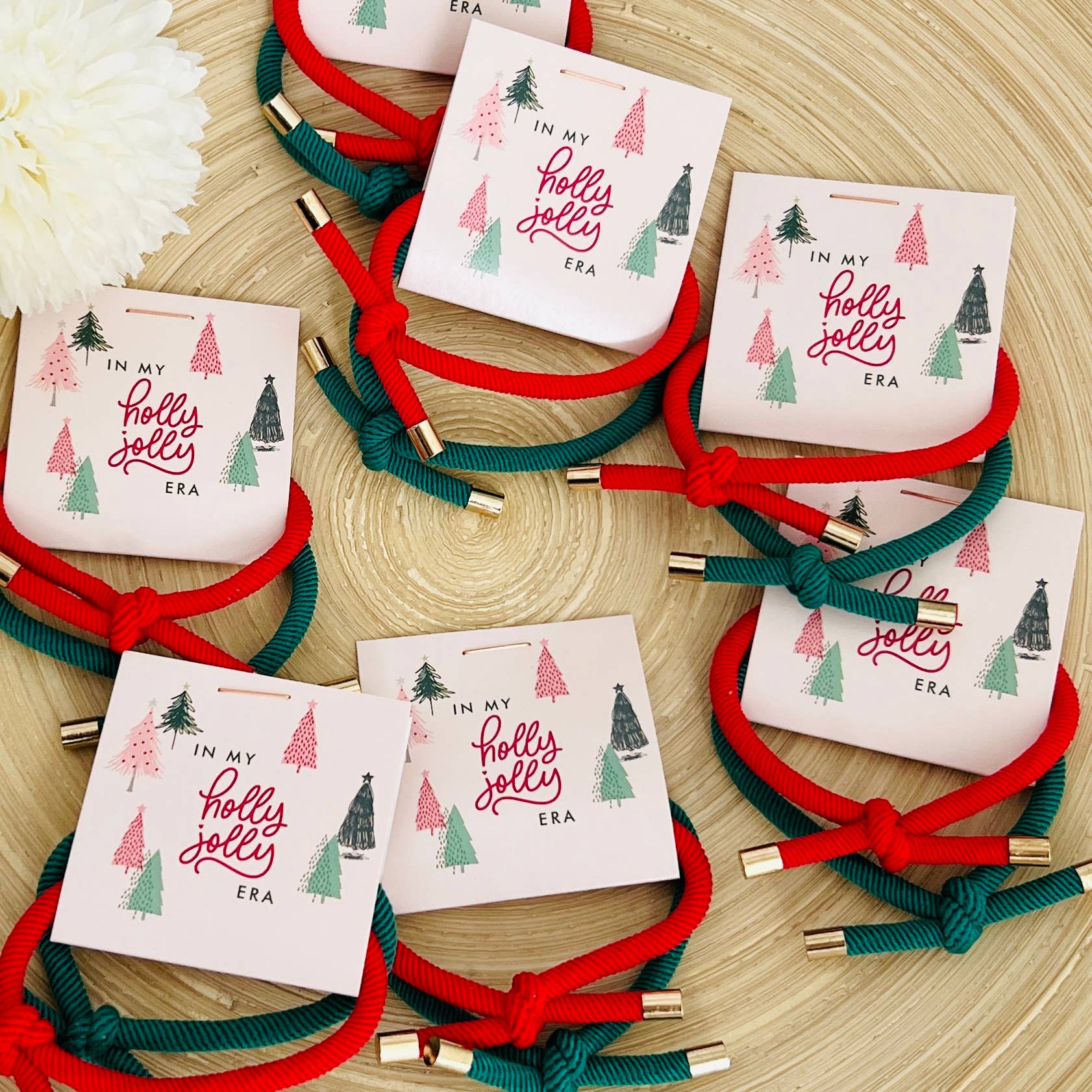 Tiny Gift Society - Holiday Thank You Gift Christmas Hair Tie Stocking Stuffers