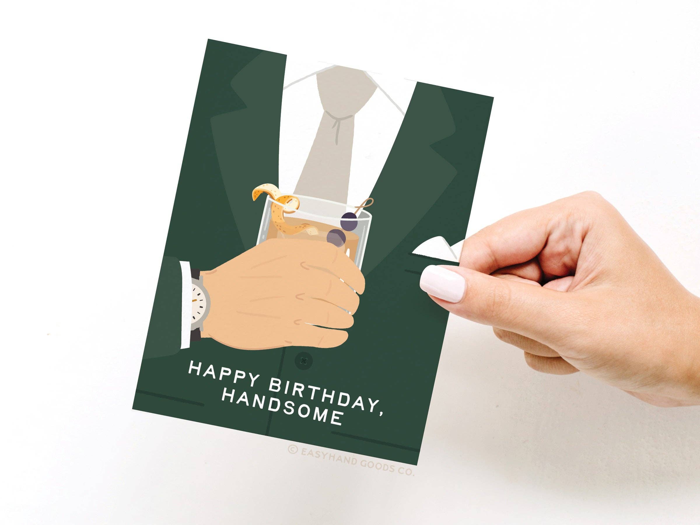 Easyhand Goods Co. - Happy Birthday Handsome Greeting Card