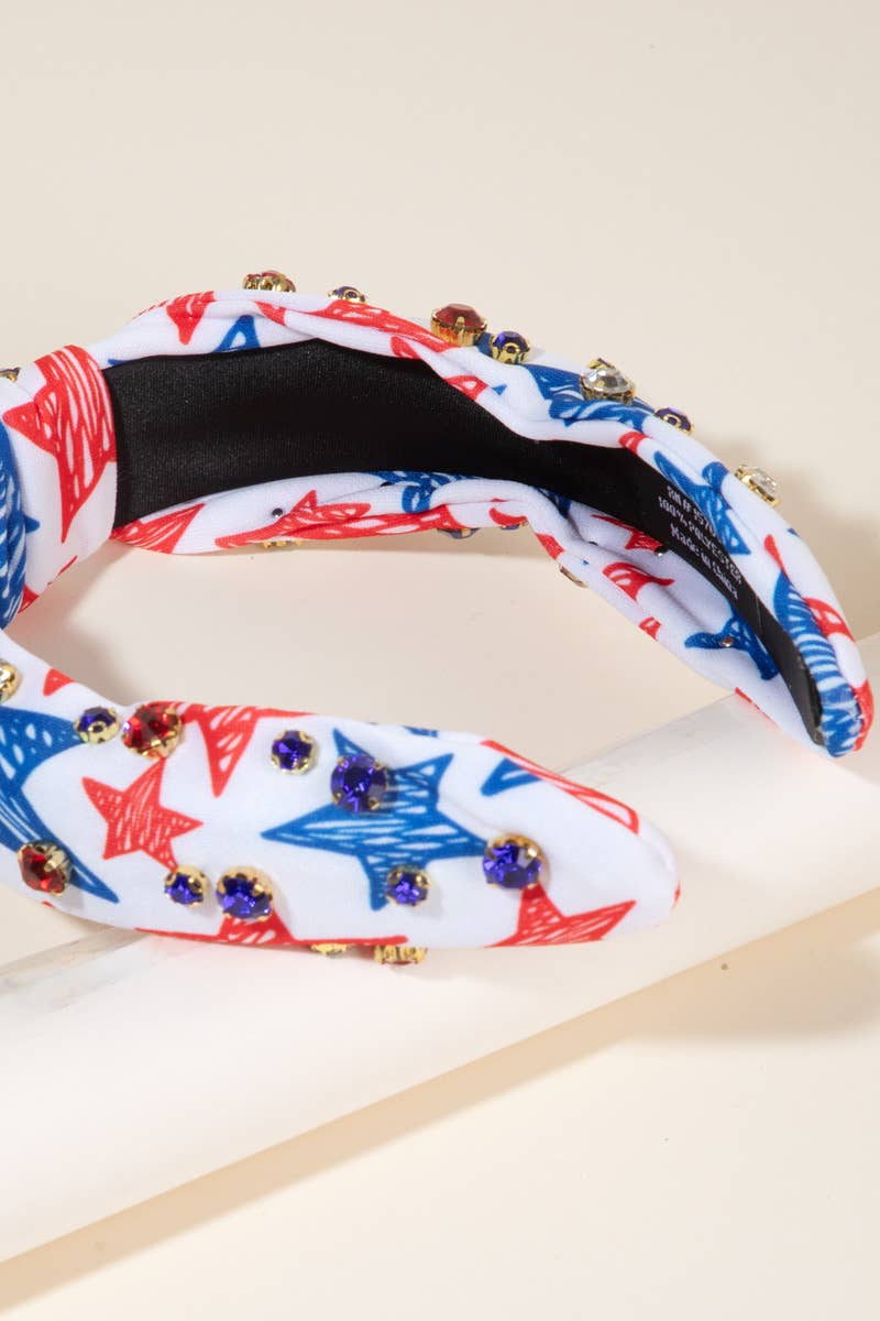 Anarchy Street - American Star Studded Headband