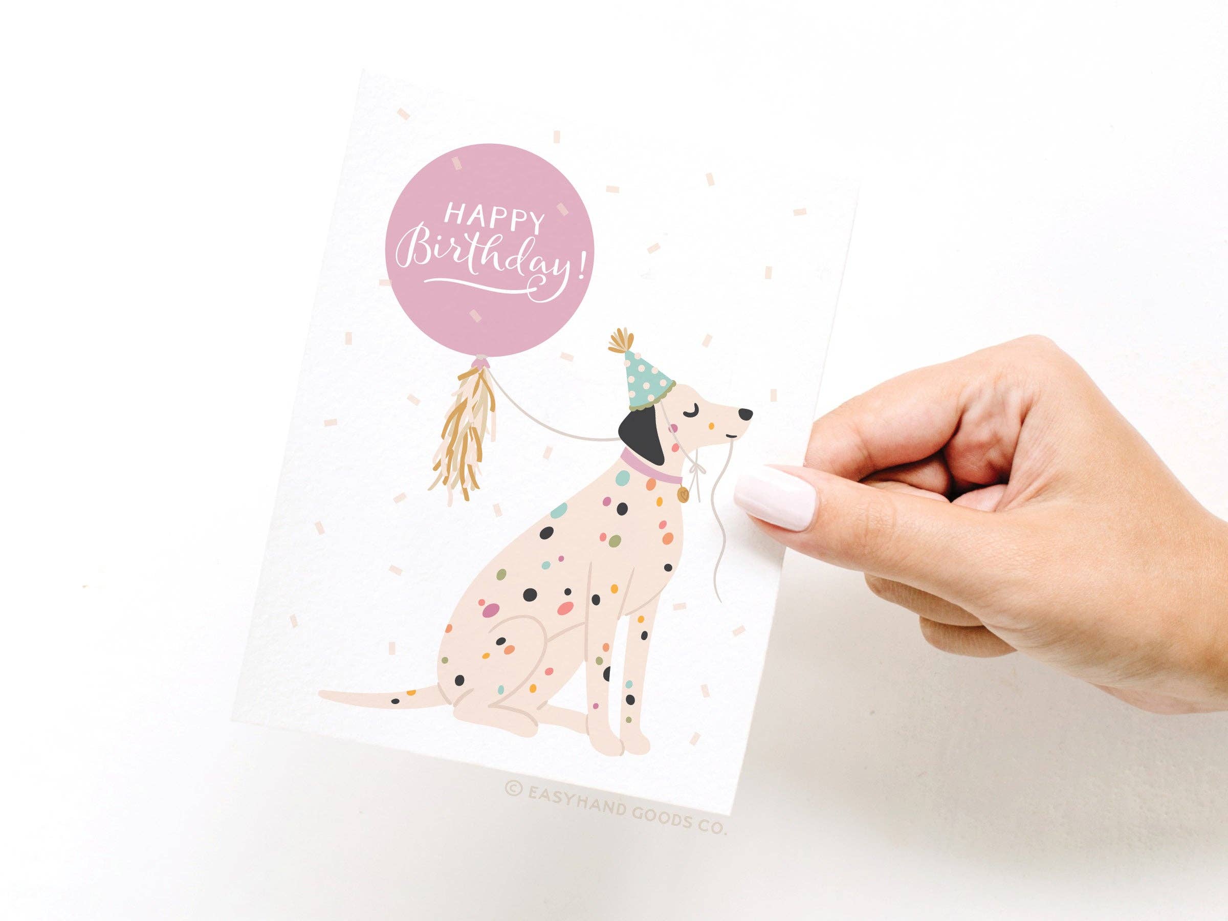 Easyhand Goods Co. - Happy Birthday Dalmatian Greeting Card