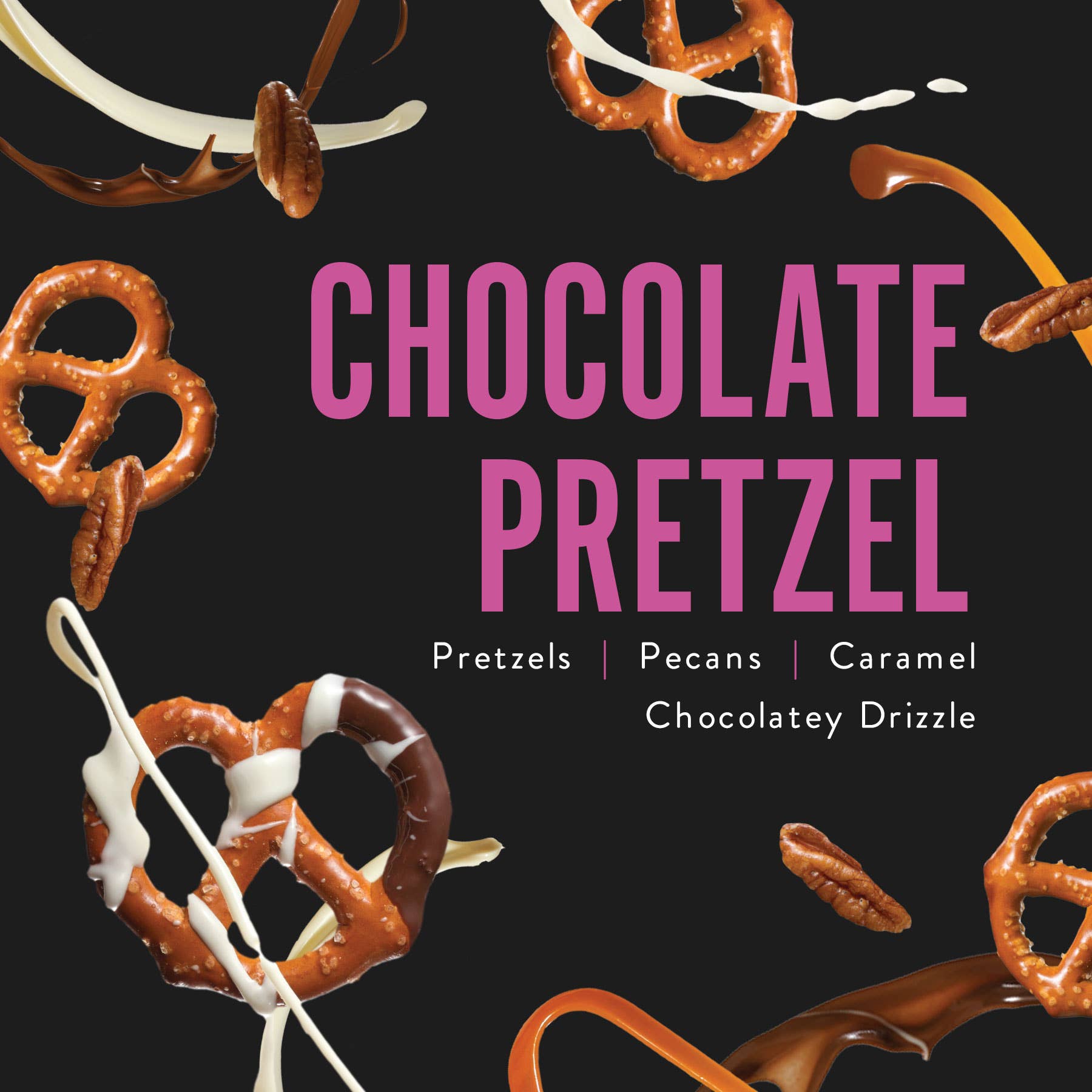 Funky Chunky - Chocolate Pretzel | Chocolate Pretzels | 2-ounce Bags