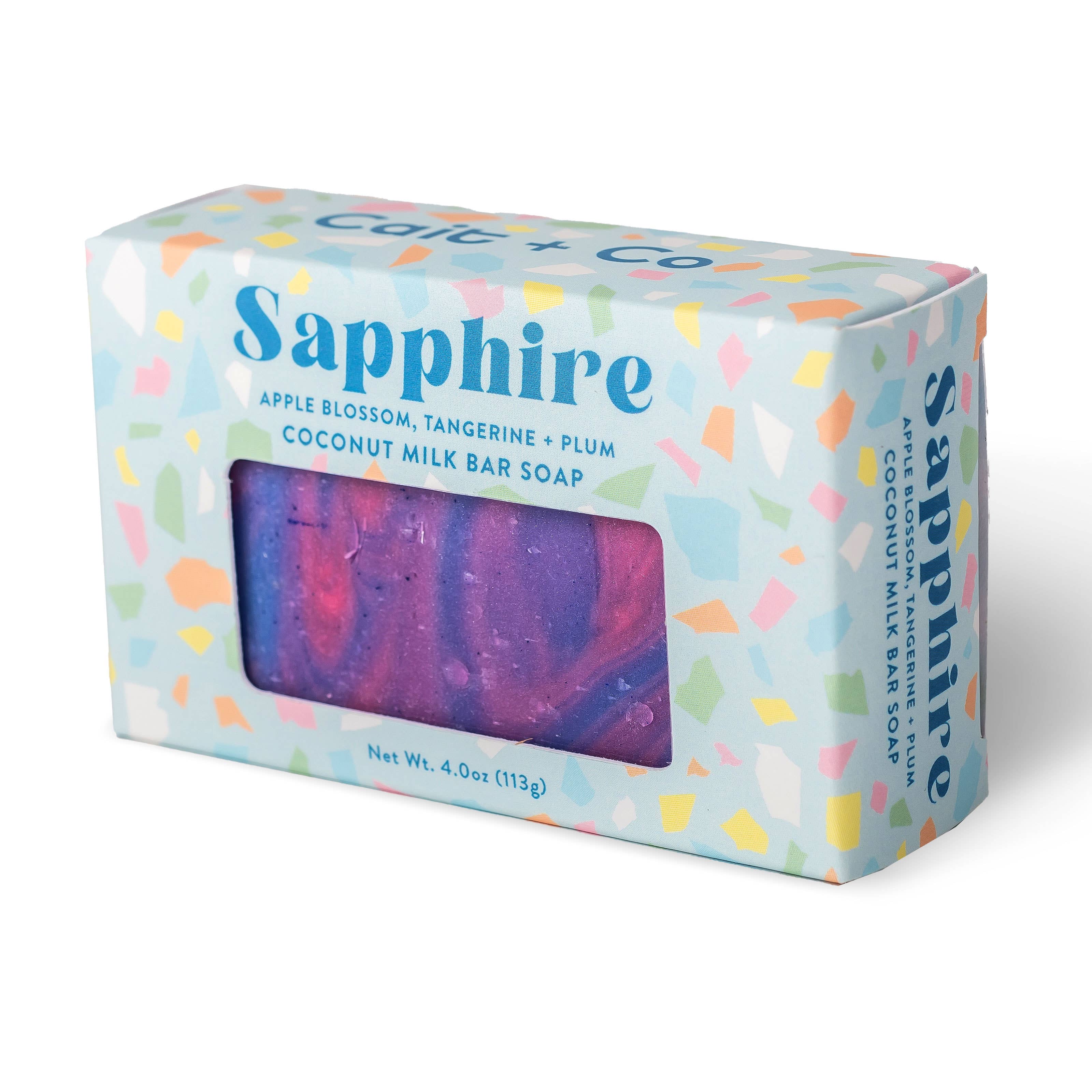 Cait + Co - Sapphire Coconut Milk Bar Soap