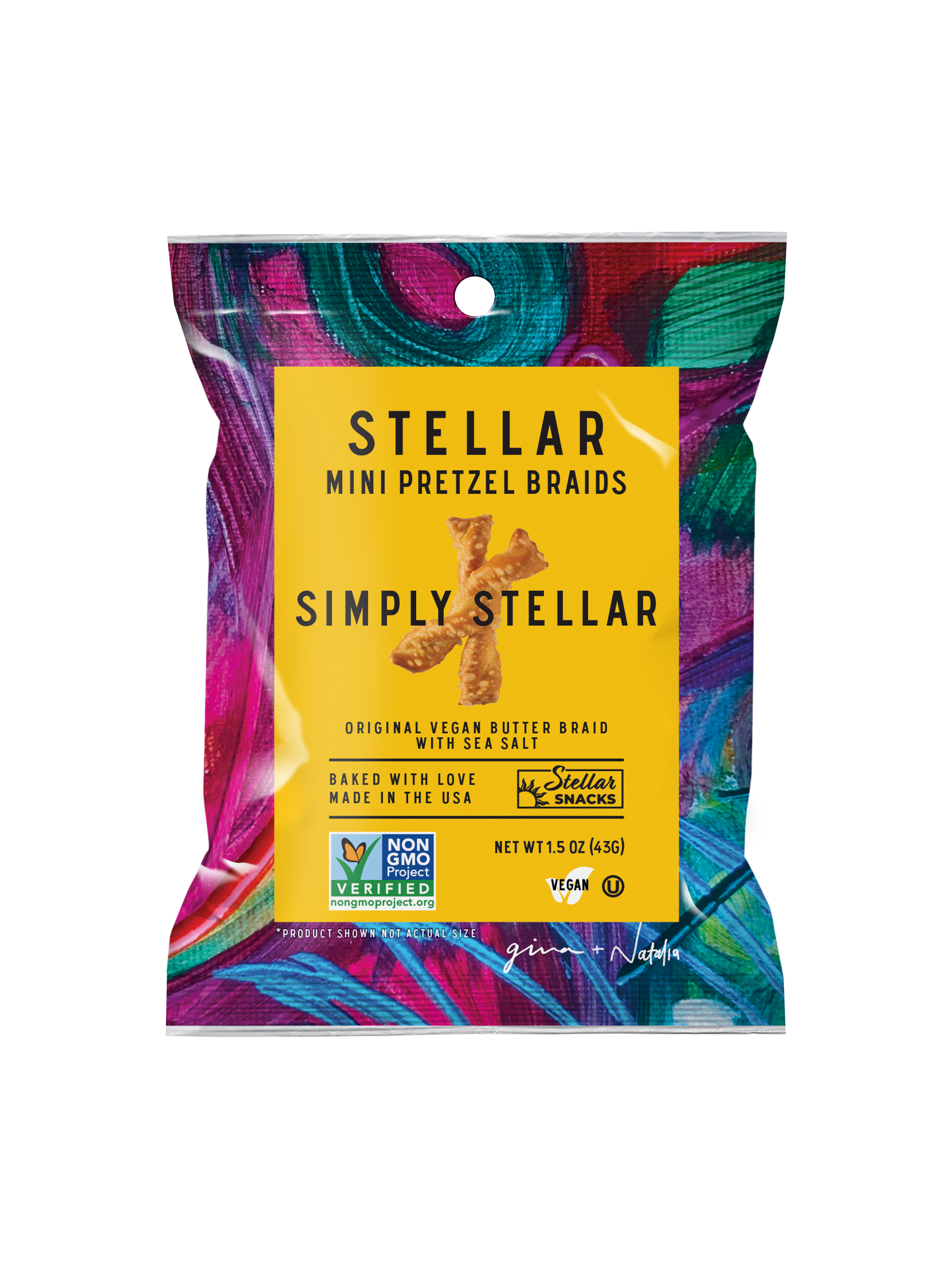 Stellar Snacks - Stellar Pretzel Braids - Simply Stellar - 1.5oz