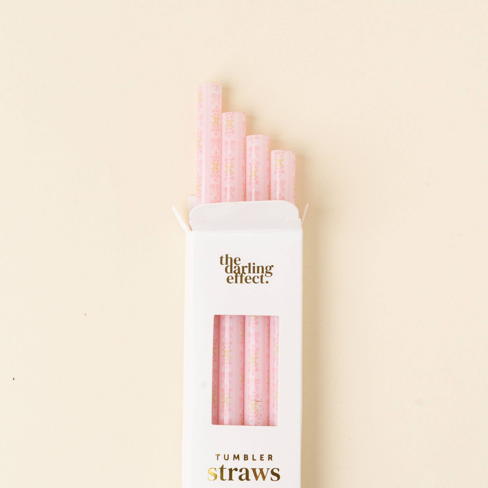The Darling Effect - 40 oz Tumbler Straw Set-Oh So Fancy Pink