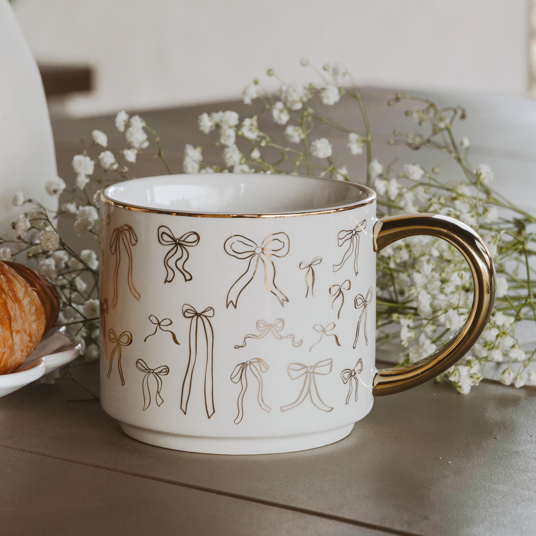 Sweet Water Decor - Bows Coffee Mug - Spring Decor & Gifts