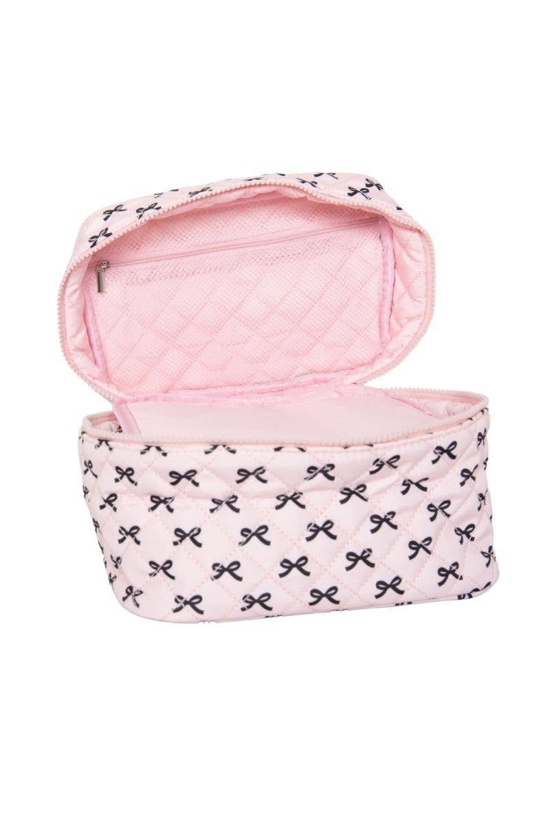Katydid - Mini Black Bows Cosmetic Bag for Makeup
