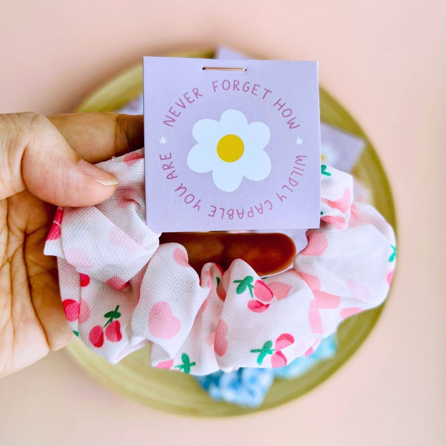 Tiny Gift Society - Floral Scrunchies | Thank You Gifts | Inspirational Positive