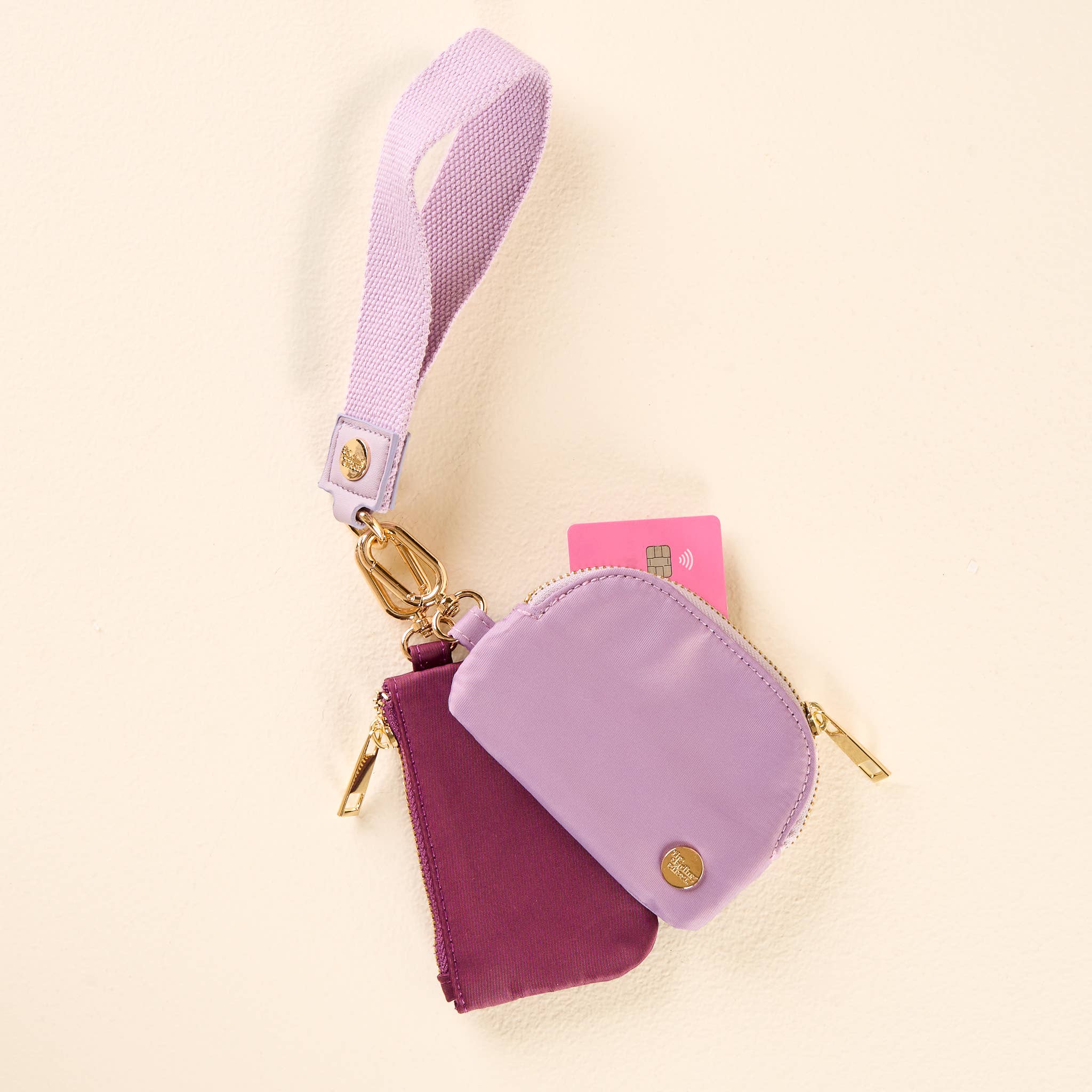 The Darling Effect - Dynamic Duo Pouch Wristlet-Lilac