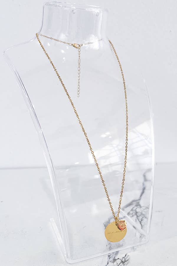 Nash Grey - Natural Elements Gold Mama Pendant Necklace