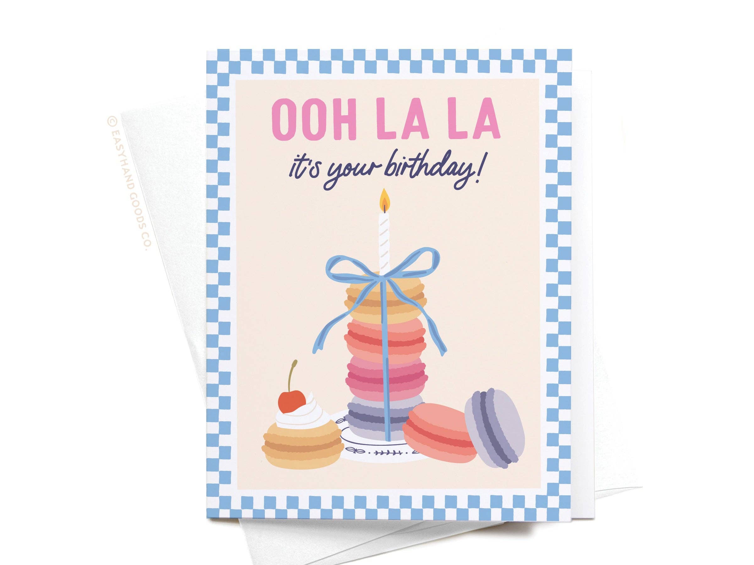 Easyhand Goods Co. - Ooh La La Macarons Greeting Card