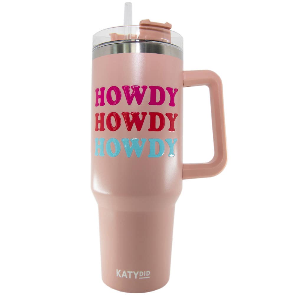 Katydid - Howdy Western Tumbler 40 Oz