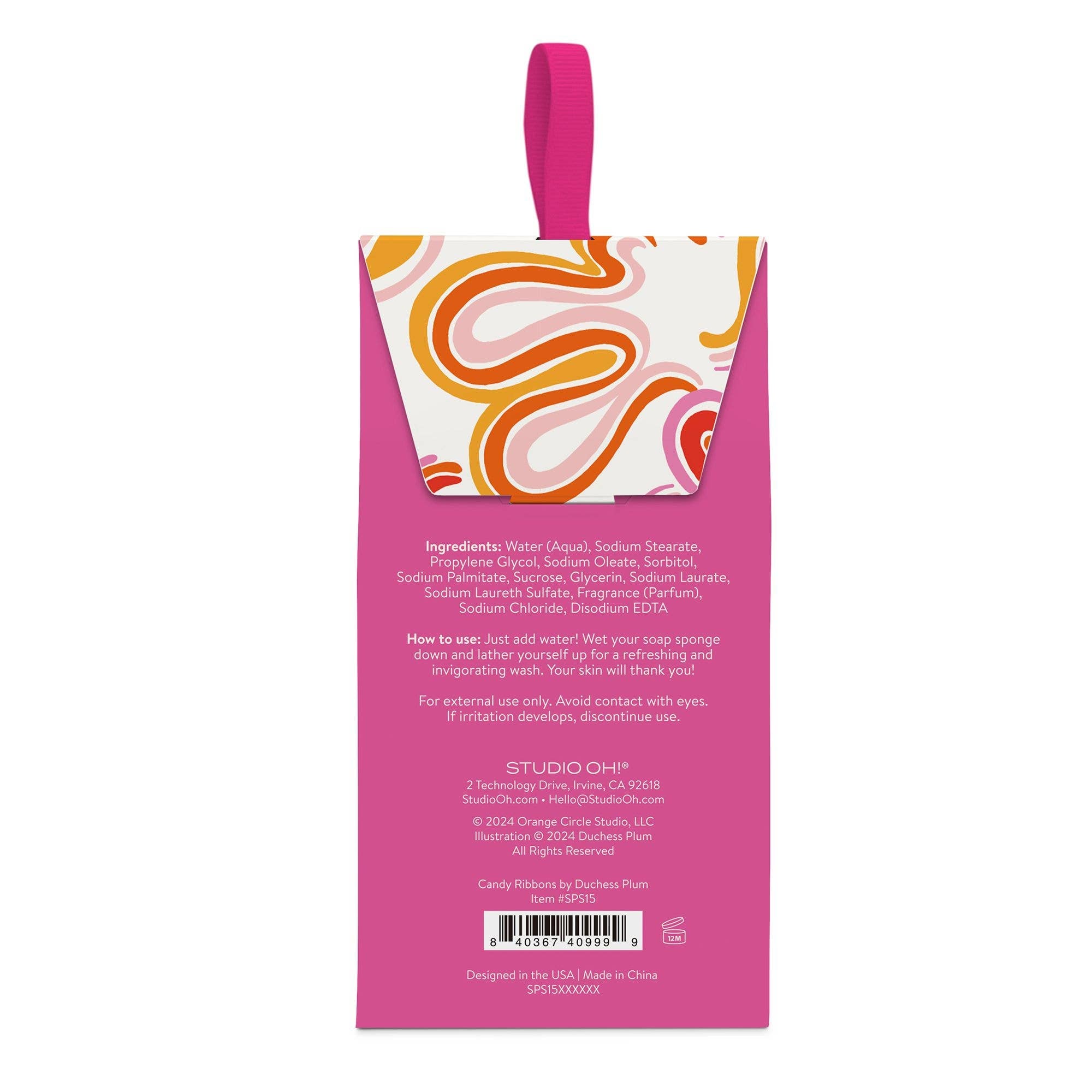 Studio Oh! - Candy Ribbons Soap Sponge