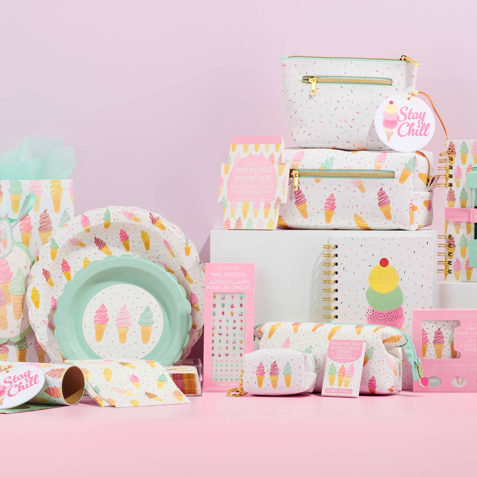 Studio Oh! - Cool & Creamy Mini Memos with Stickers