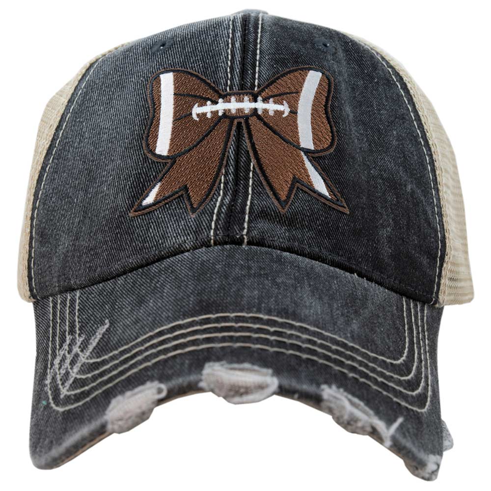 Katydid - Football Bow Coquette Patch Trucker Hat
