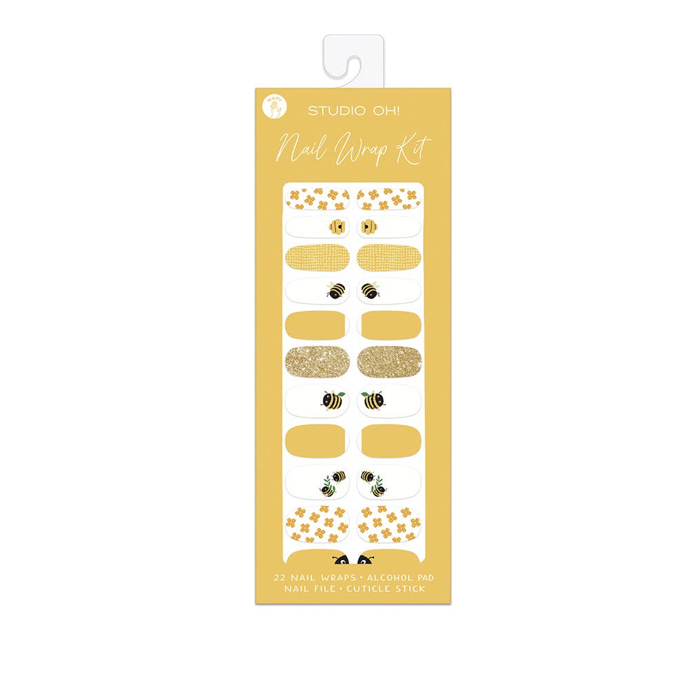 Studio Oh! - Buzzy Bees Nail Wrap Kit