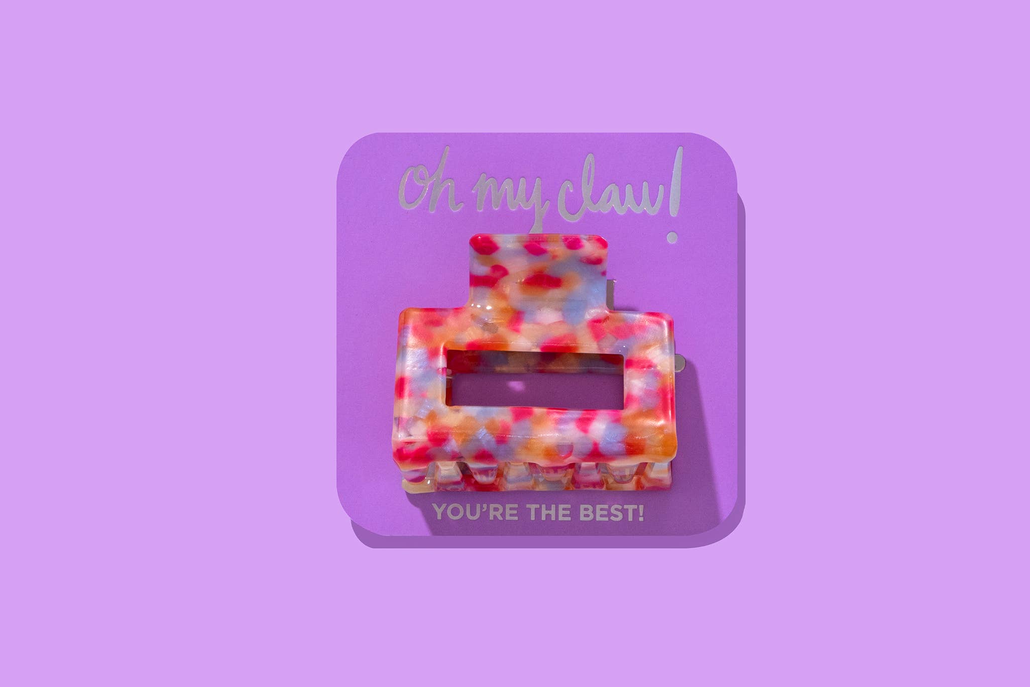 Taylor Elliott Designs - Claw Hair Clip on Affirmation Card - 