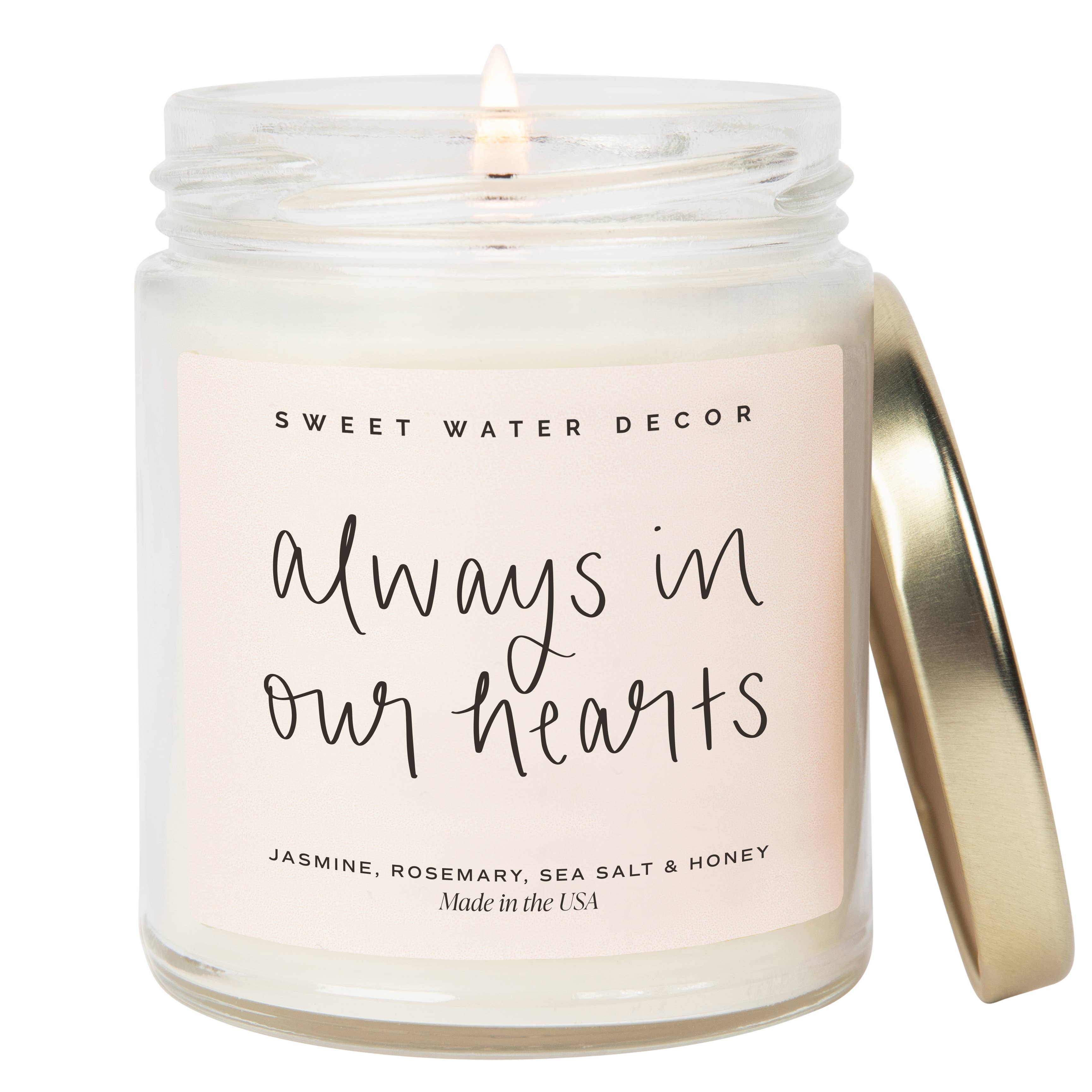 Sweet Water Decor - Always In Our Hearts 9 oz Soy Candle