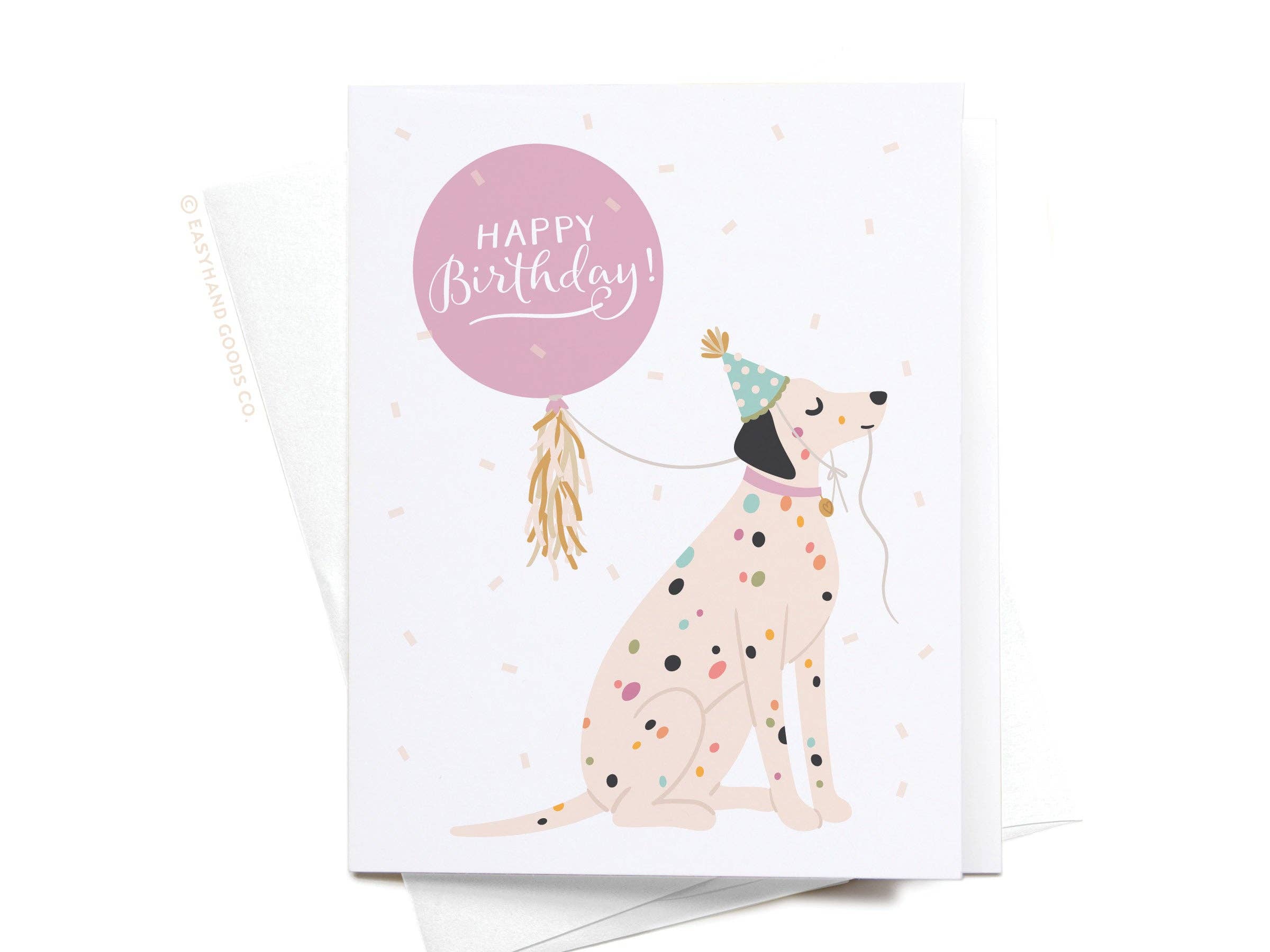 Easyhand Goods Co. - Happy Birthday Dalmatian Greeting Card