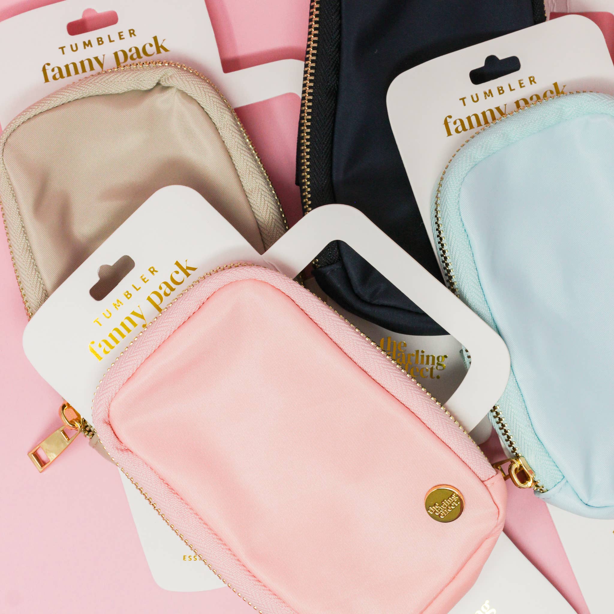 The Darling Effect - Tumbler Fanny Pack - Dusty Blush