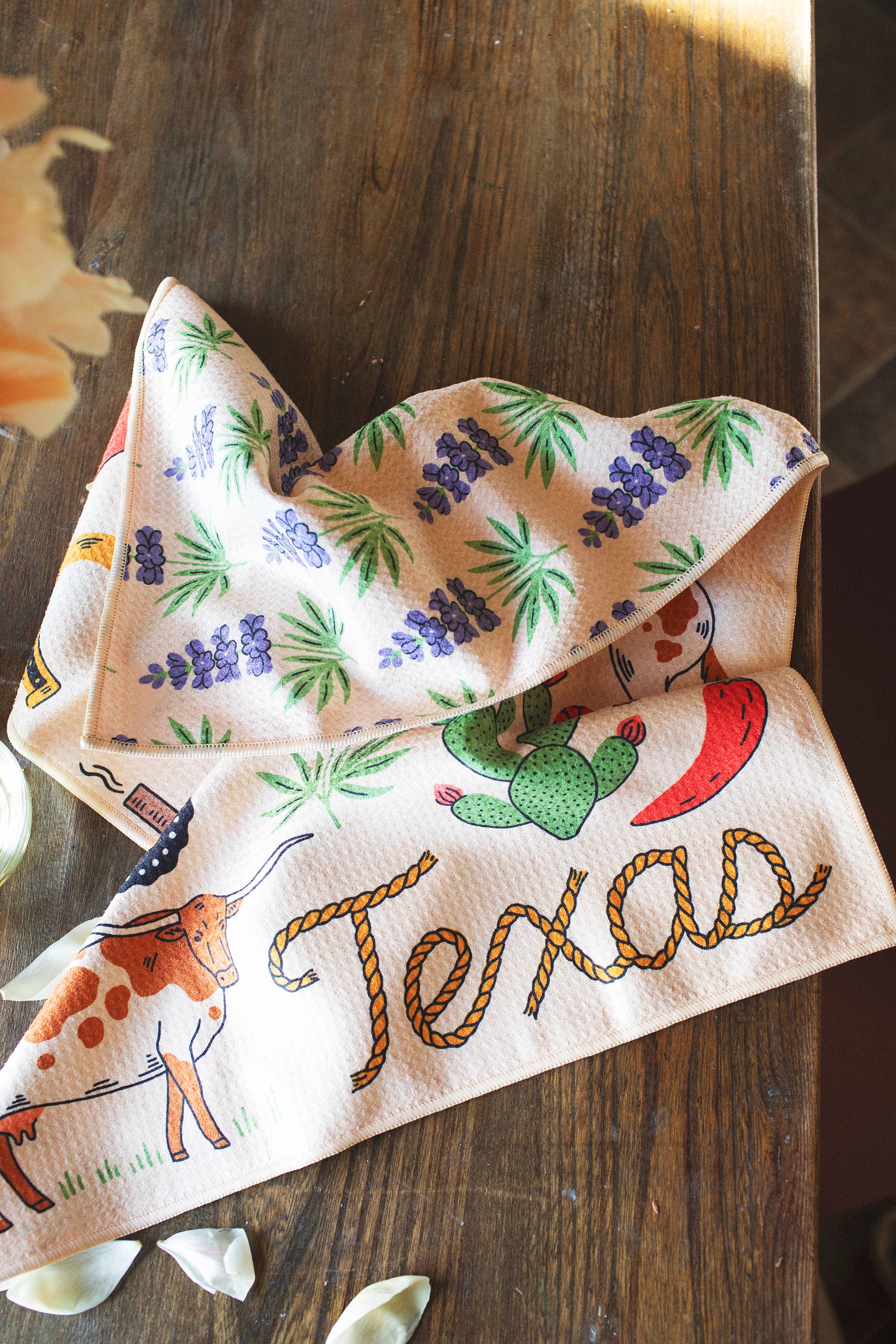 Trek Light - Kitchen Tea Towel Quick Dry | Texas