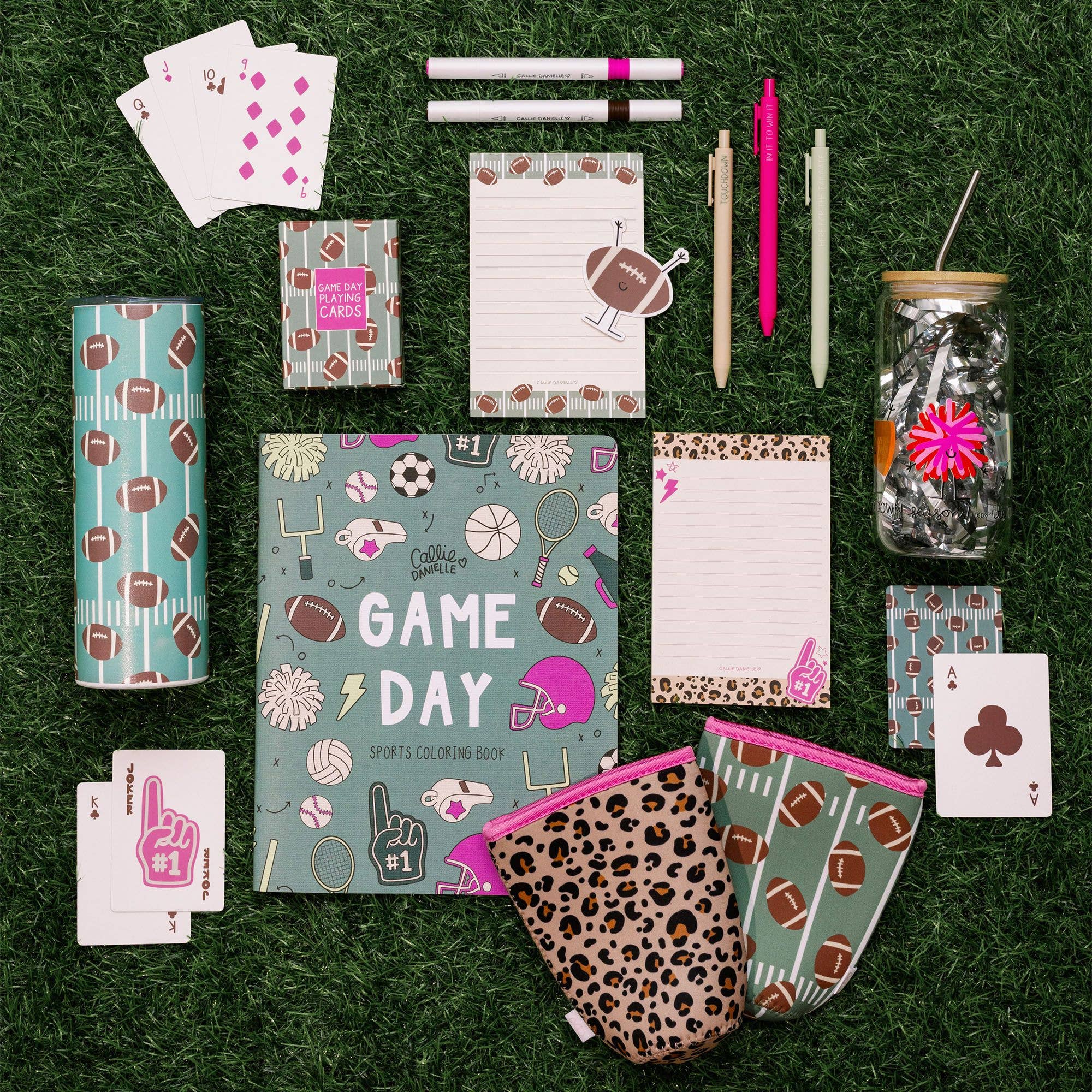 Callie Danielle - Leopard Print Game Day 4x6 Lined Notepad