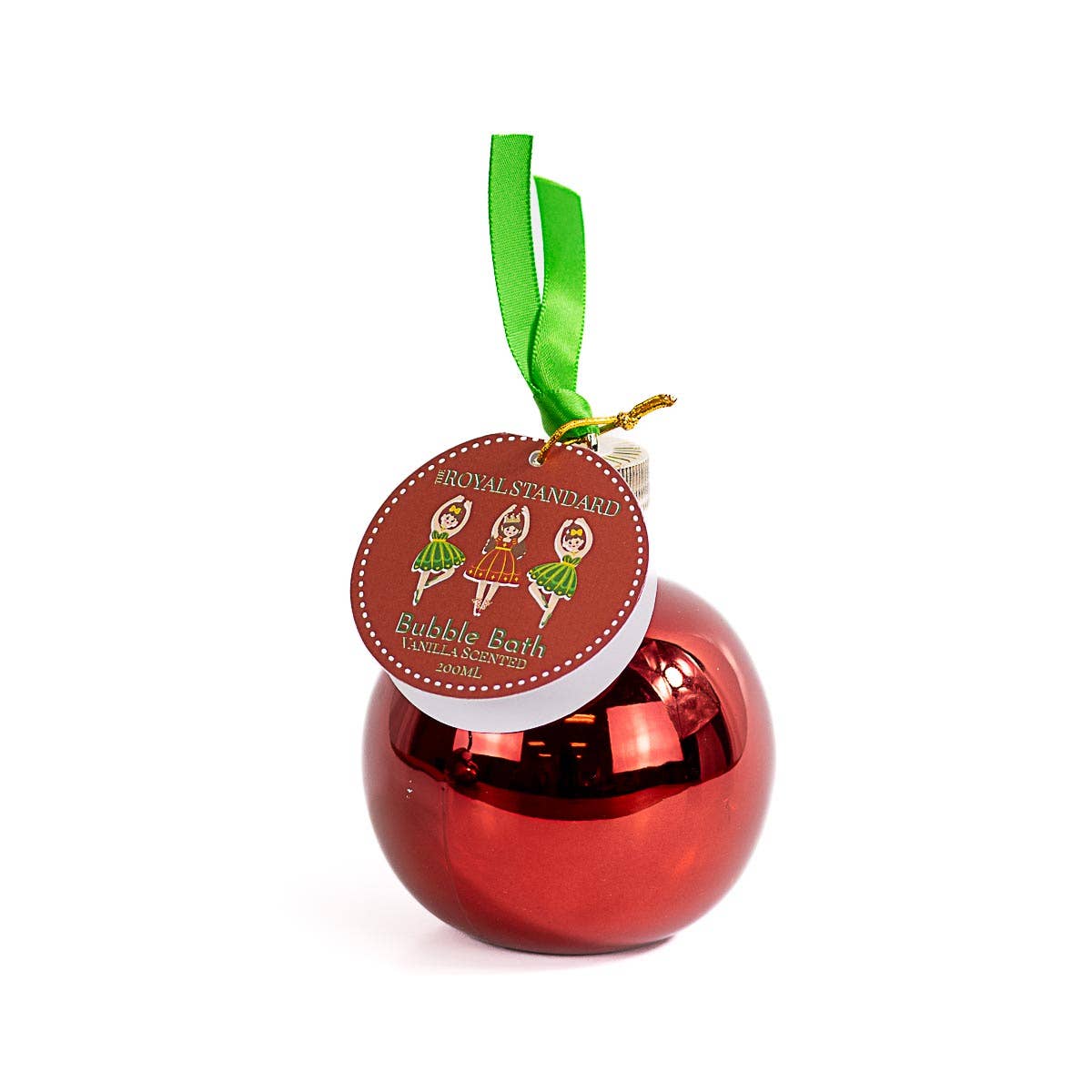 The Royal Standard - Sugar Plum Fairies Bubble Bath Ornament   Vanilla Scented   200ml