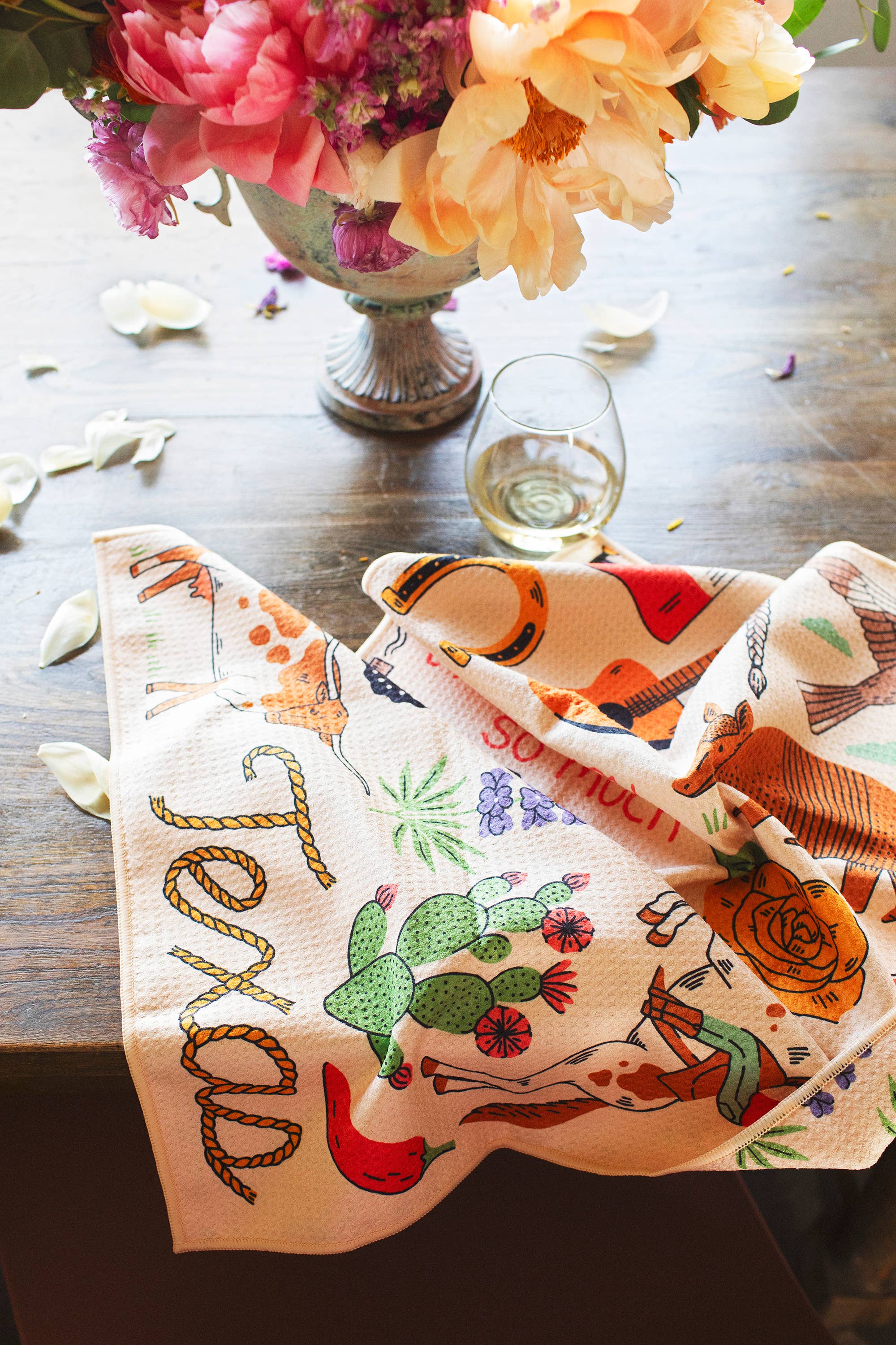Trek Light - Kitchen Tea Towel Quick Dry | Texas