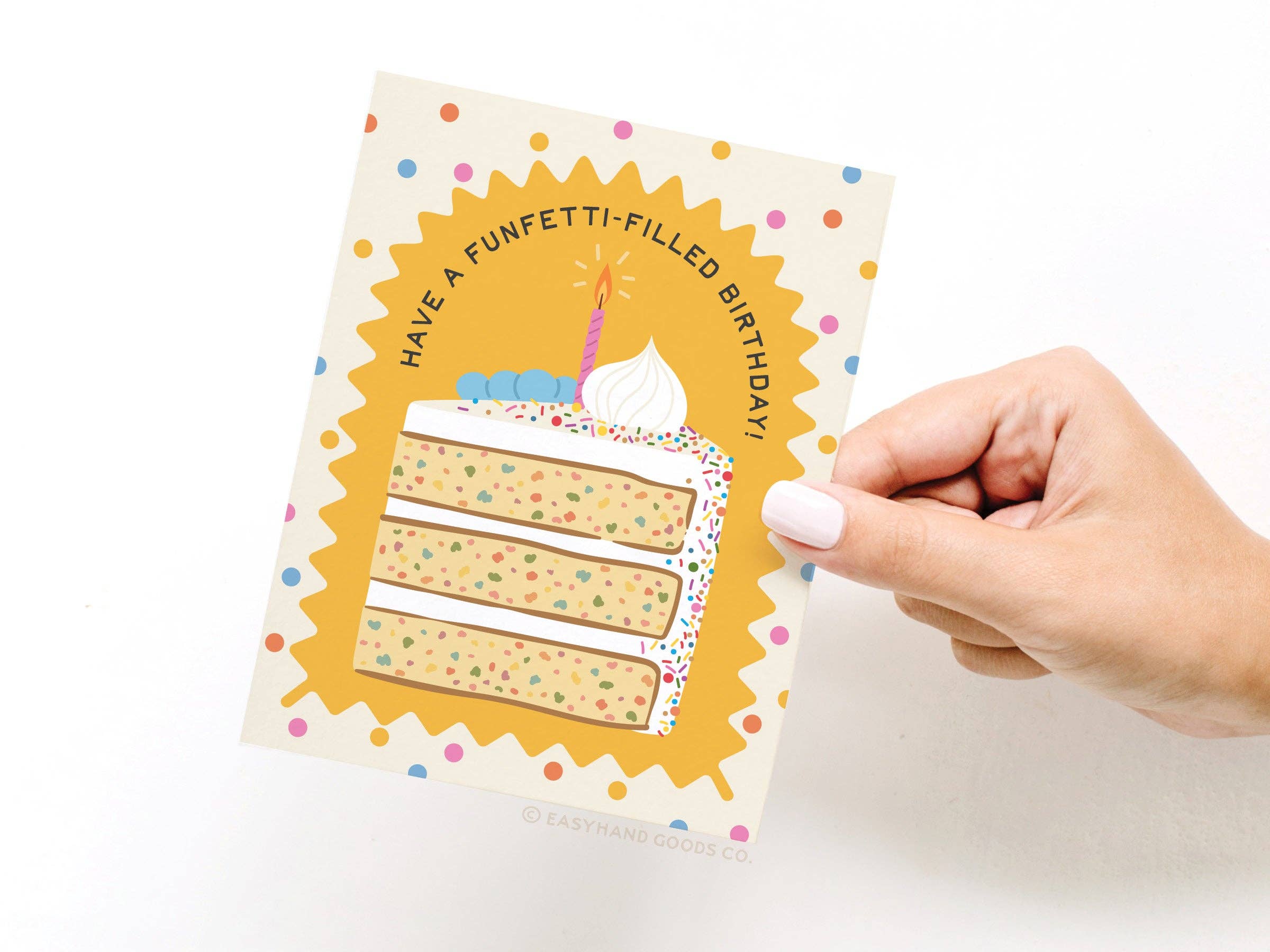 Easyhand Goods Co. - Funfetti-filled Birthday Greeting Card