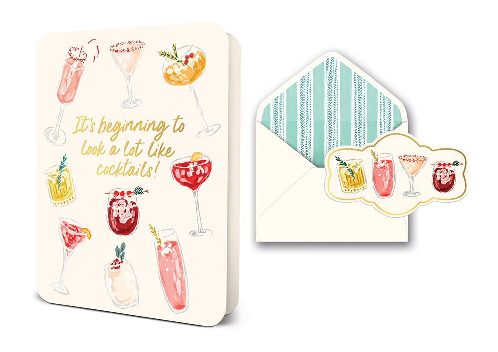 Studio Oh! - Cocktail Hour Deluxe Greeting Card
