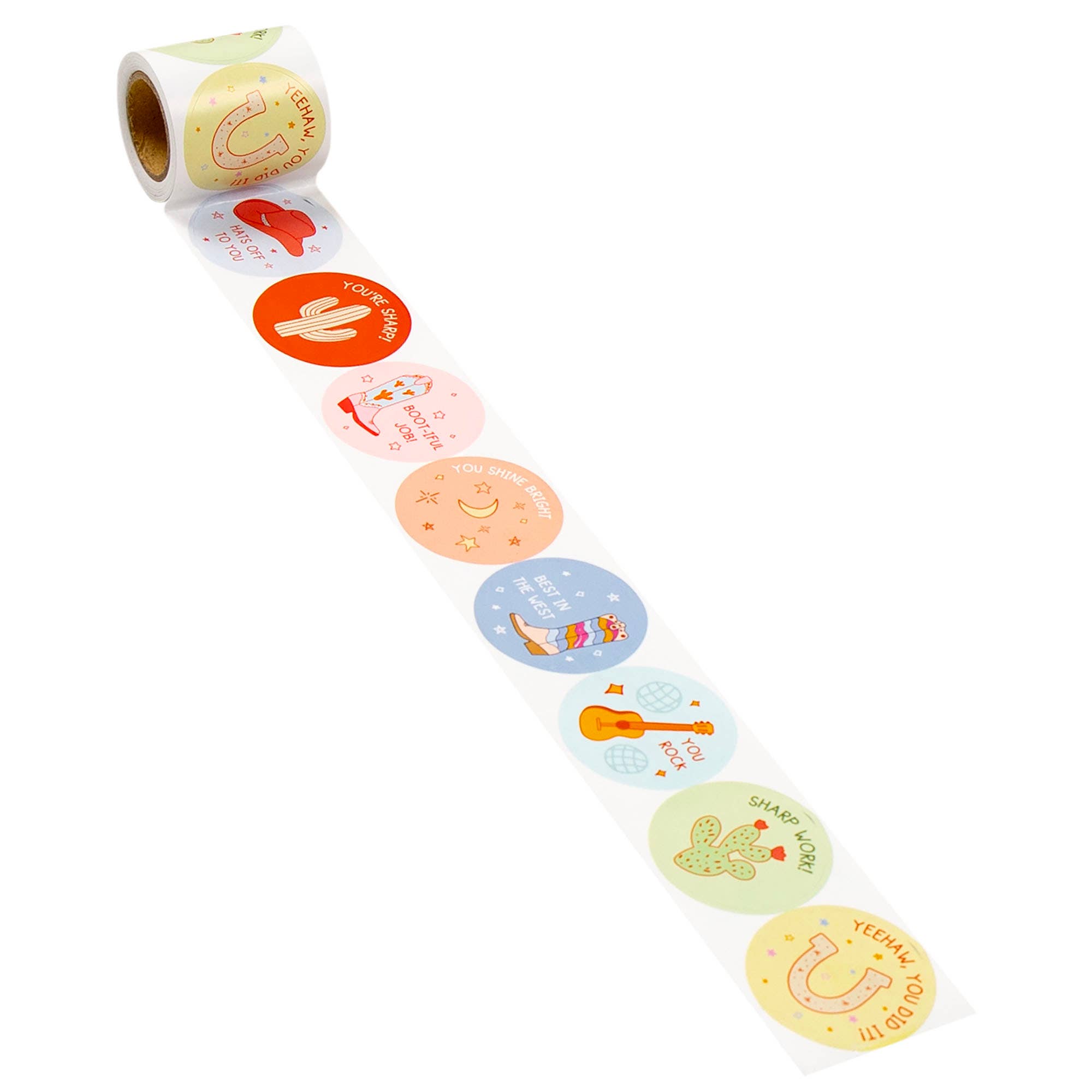 Callie Danielle - Western Icons Teacher Grading Sticker Roll