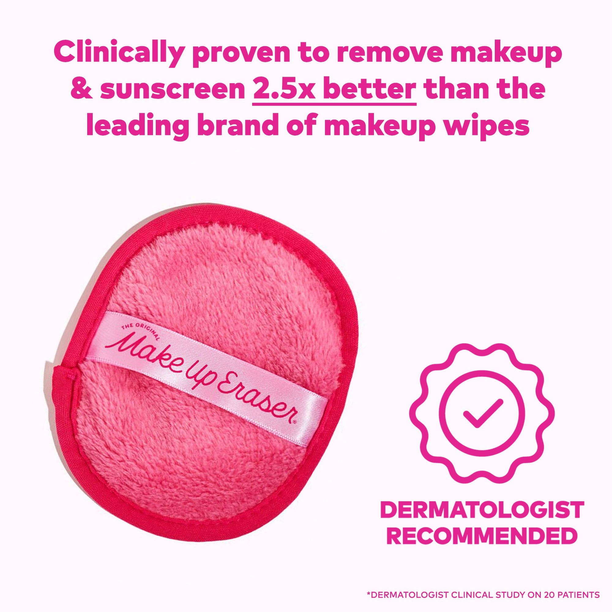 The Original MakeUp Eraser - Daily Pink